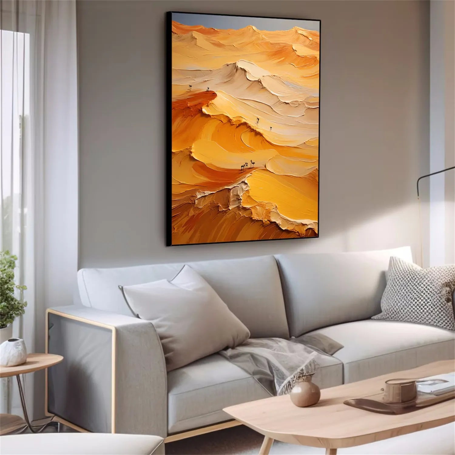 Mountain Textured Abstract Painting #MT034