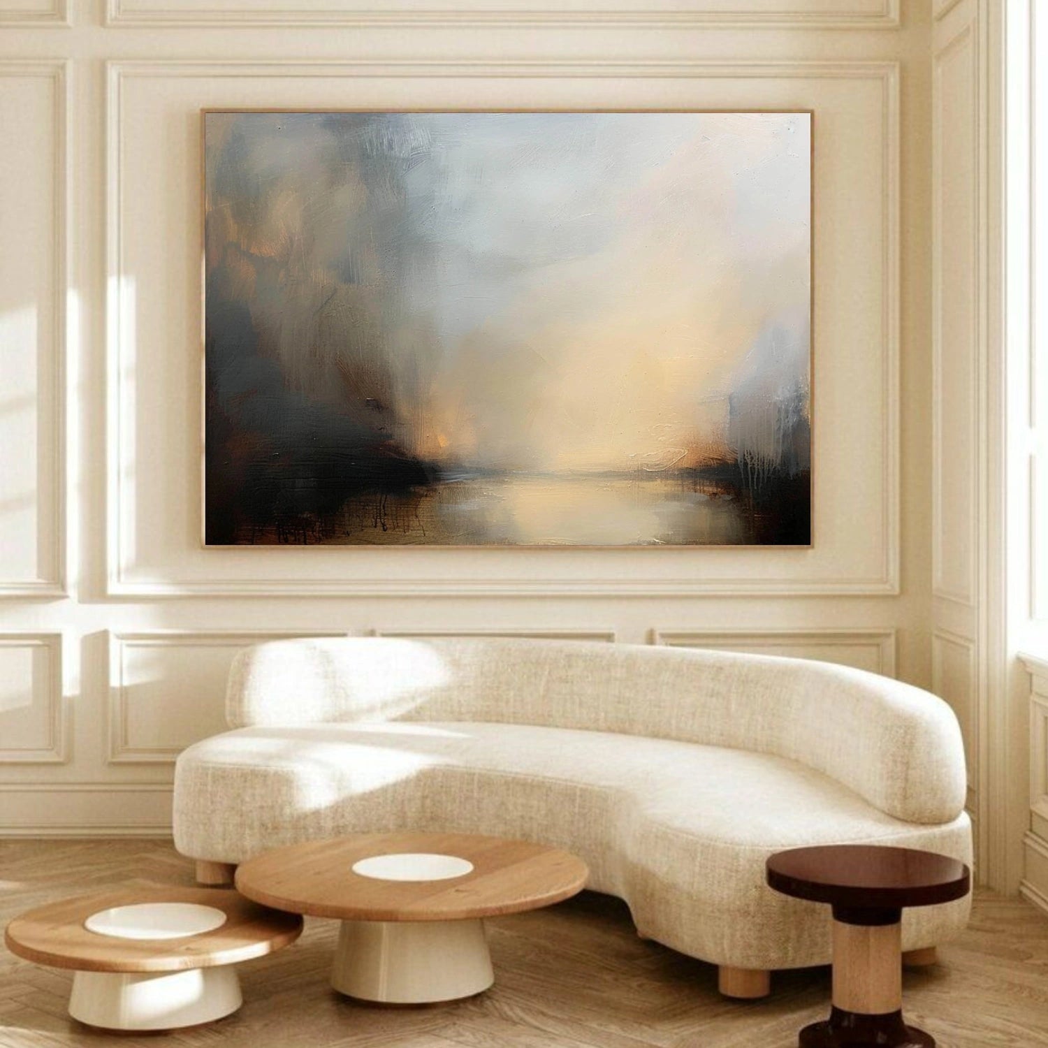 Abstract Canvas Wall Art #AP372