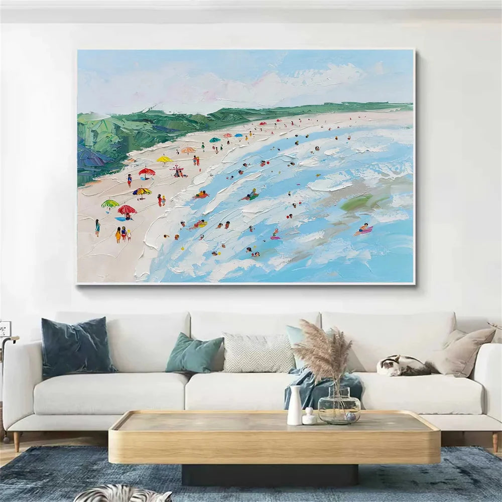 Swimming Sport Textured Wall Art #MS034