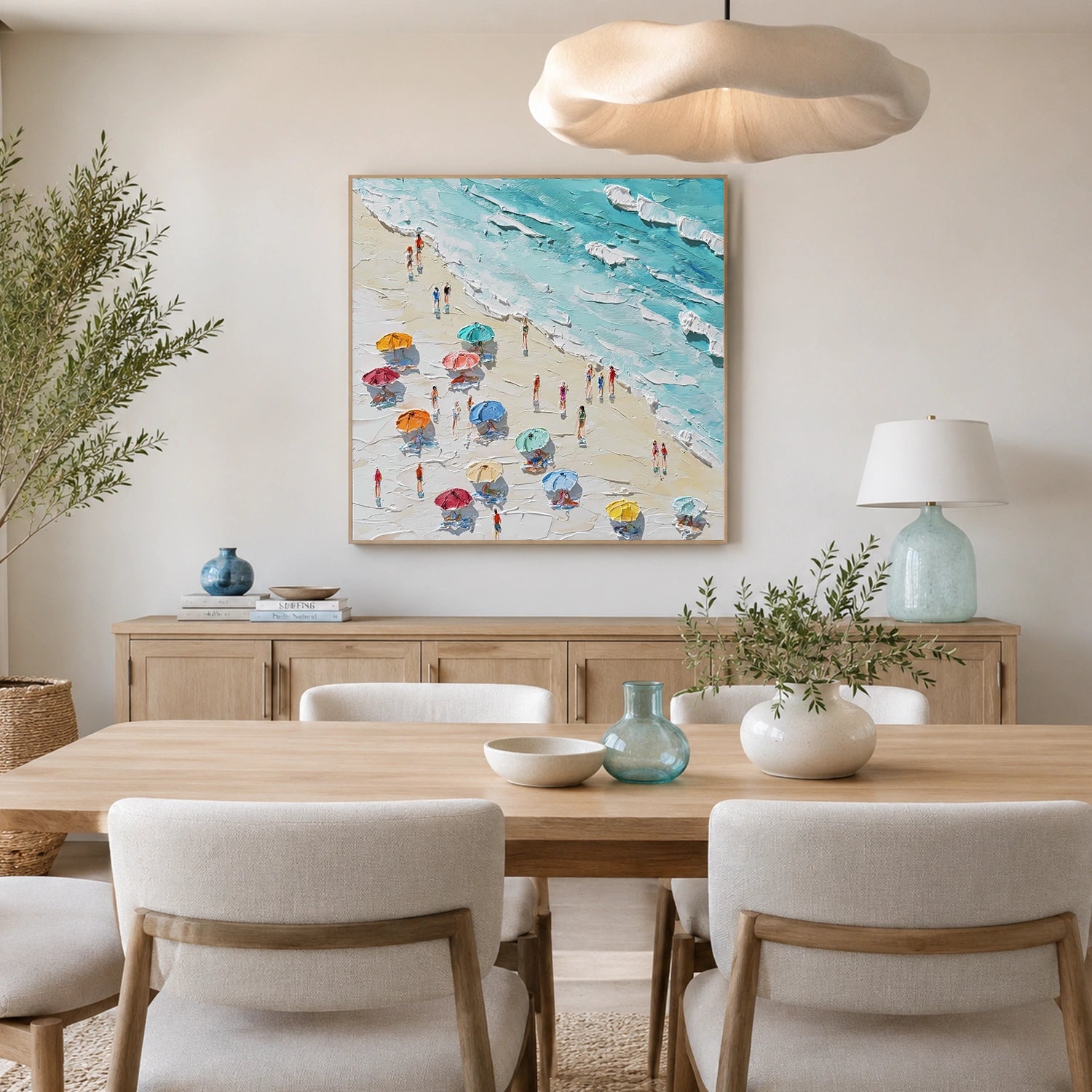Ocean Abstract Textured Wall Art #OP083