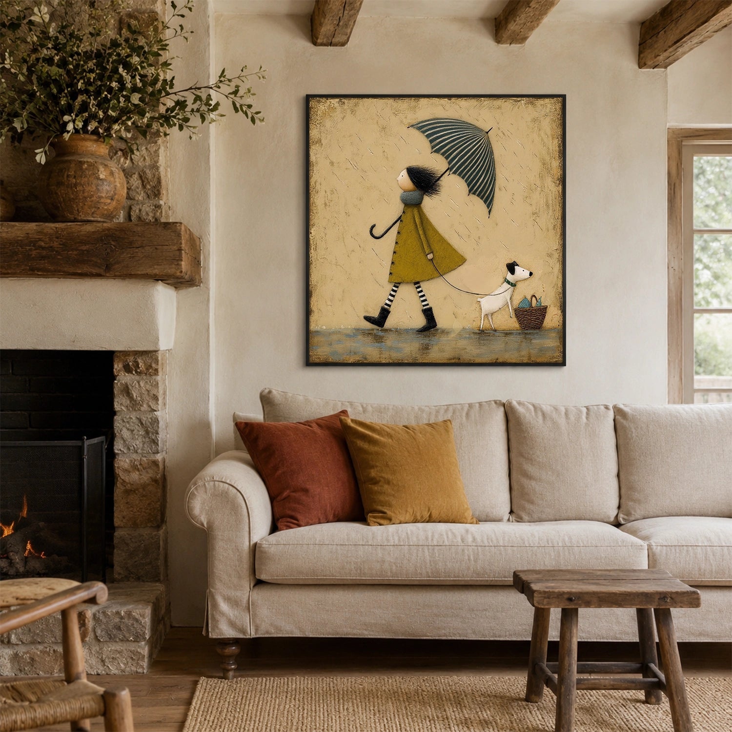 Abstract Portrait Canvas Art #AE166