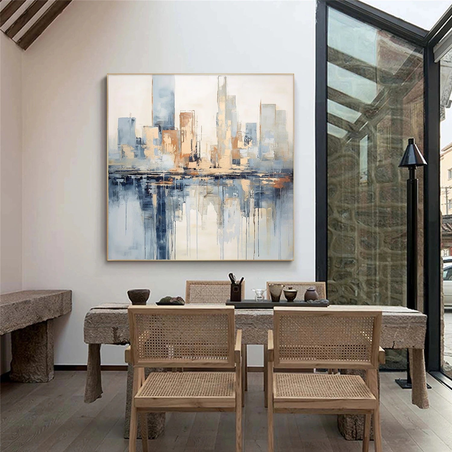 Abstract Painting Canvas #AP196