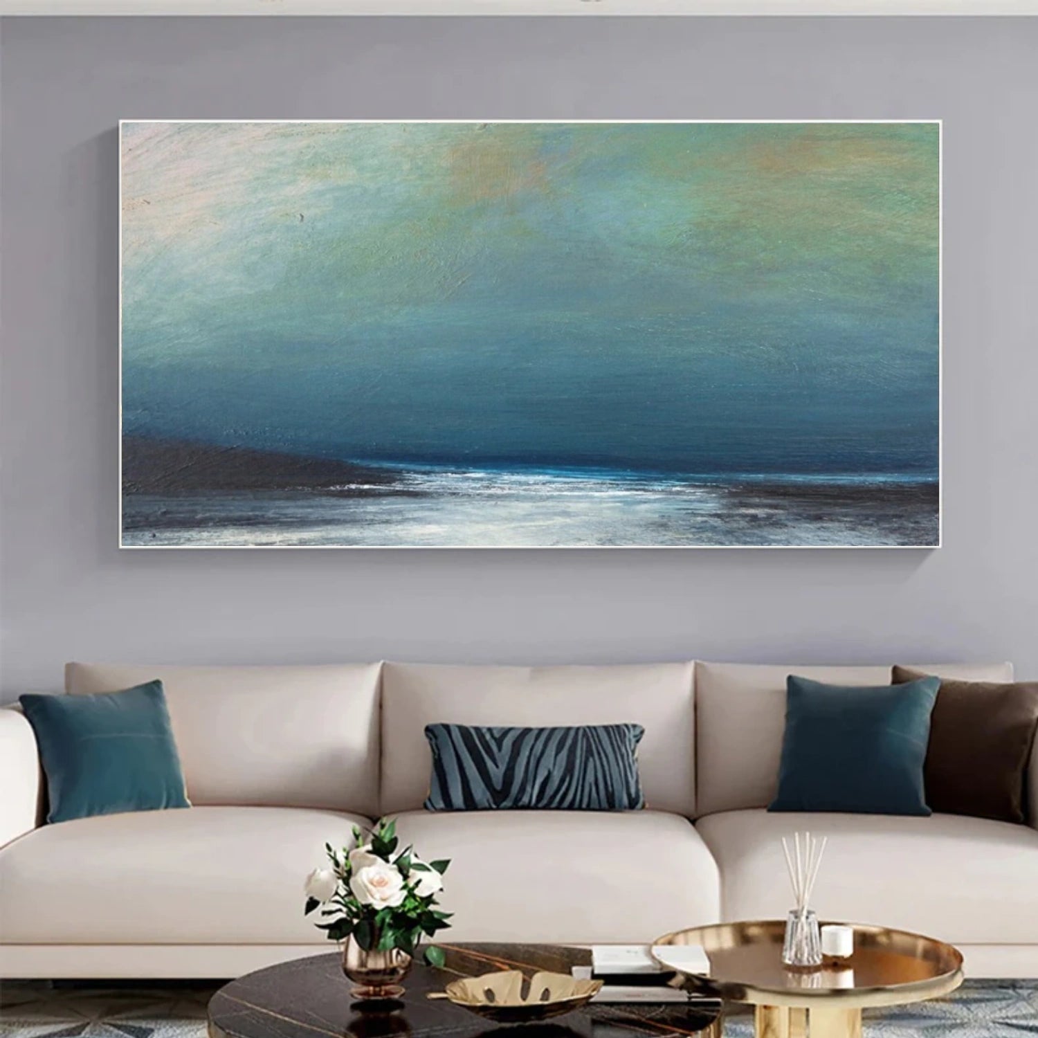 Abstract Canvas Wall Art #AP281