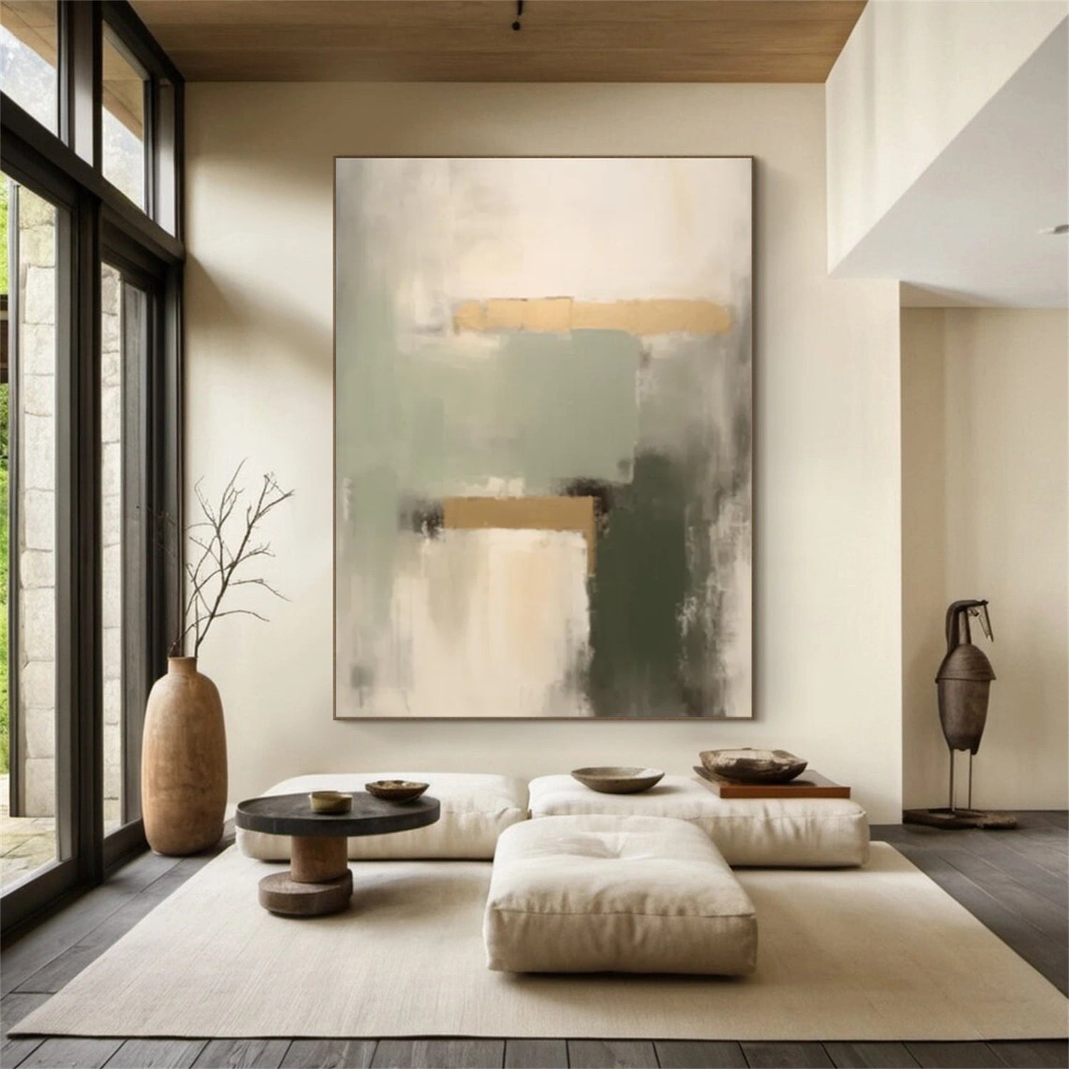 Abstract Canvas Wall Art #AP241