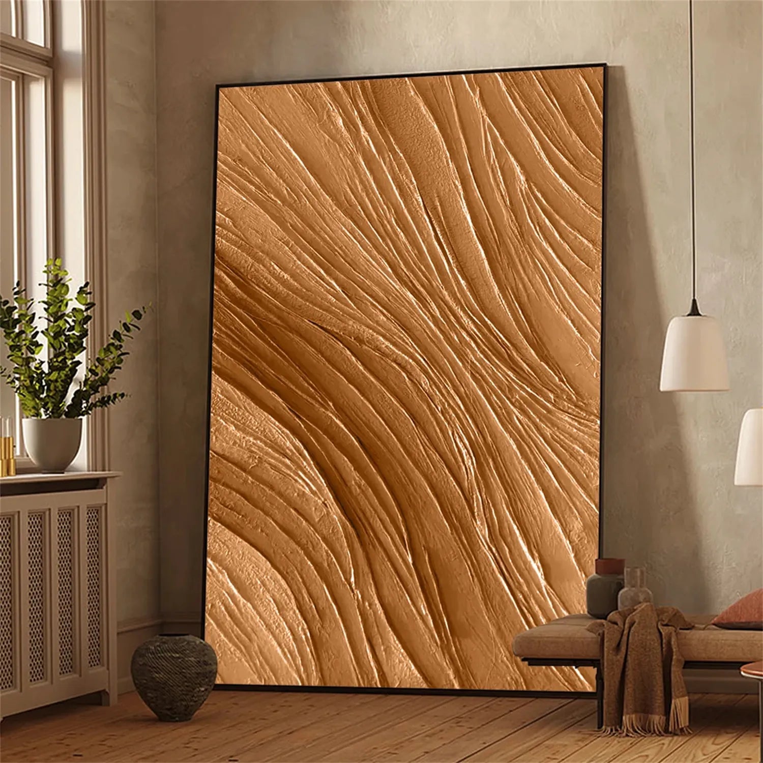 Minimalist Textured Painting Canvas #MT019