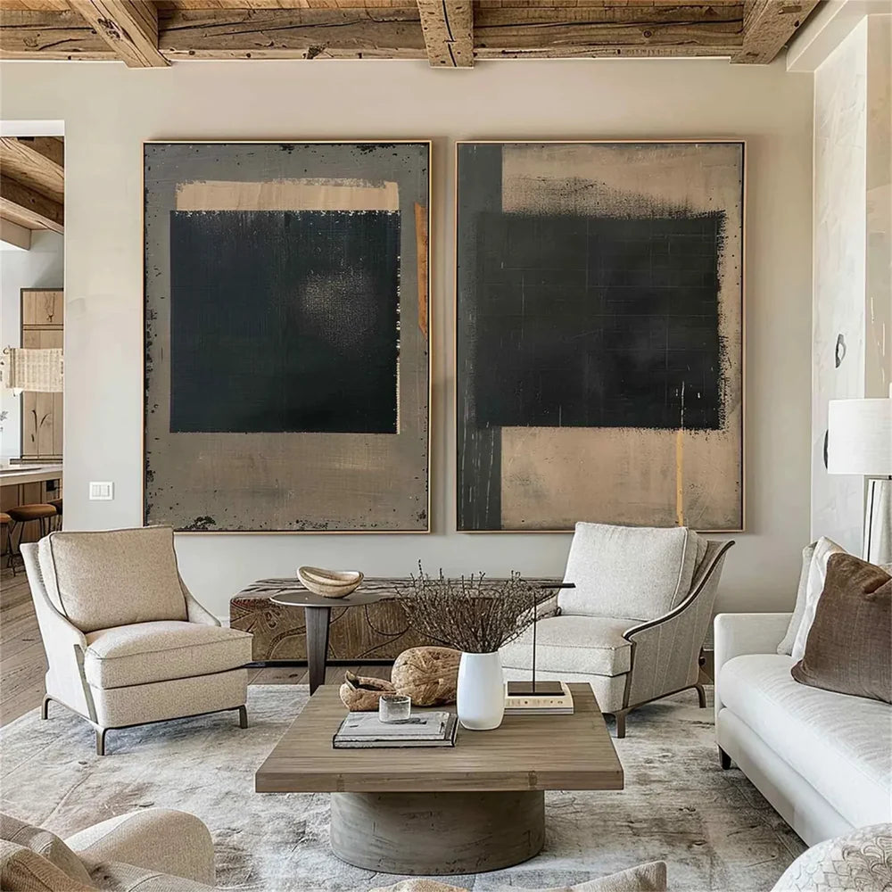 Wabi Sabi Canvas Art Set of 2 #WS044