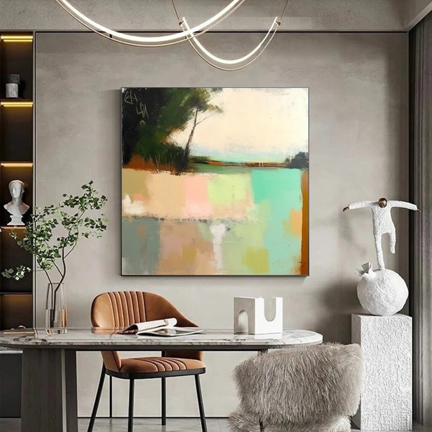 Colorful Abstract Canvas Wall Art #AP221