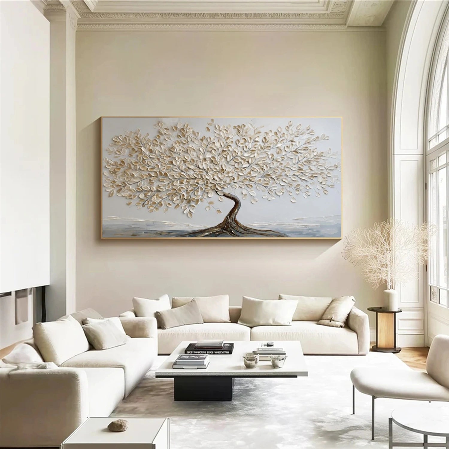 Tree Abstract Textured Wall Art #TP069