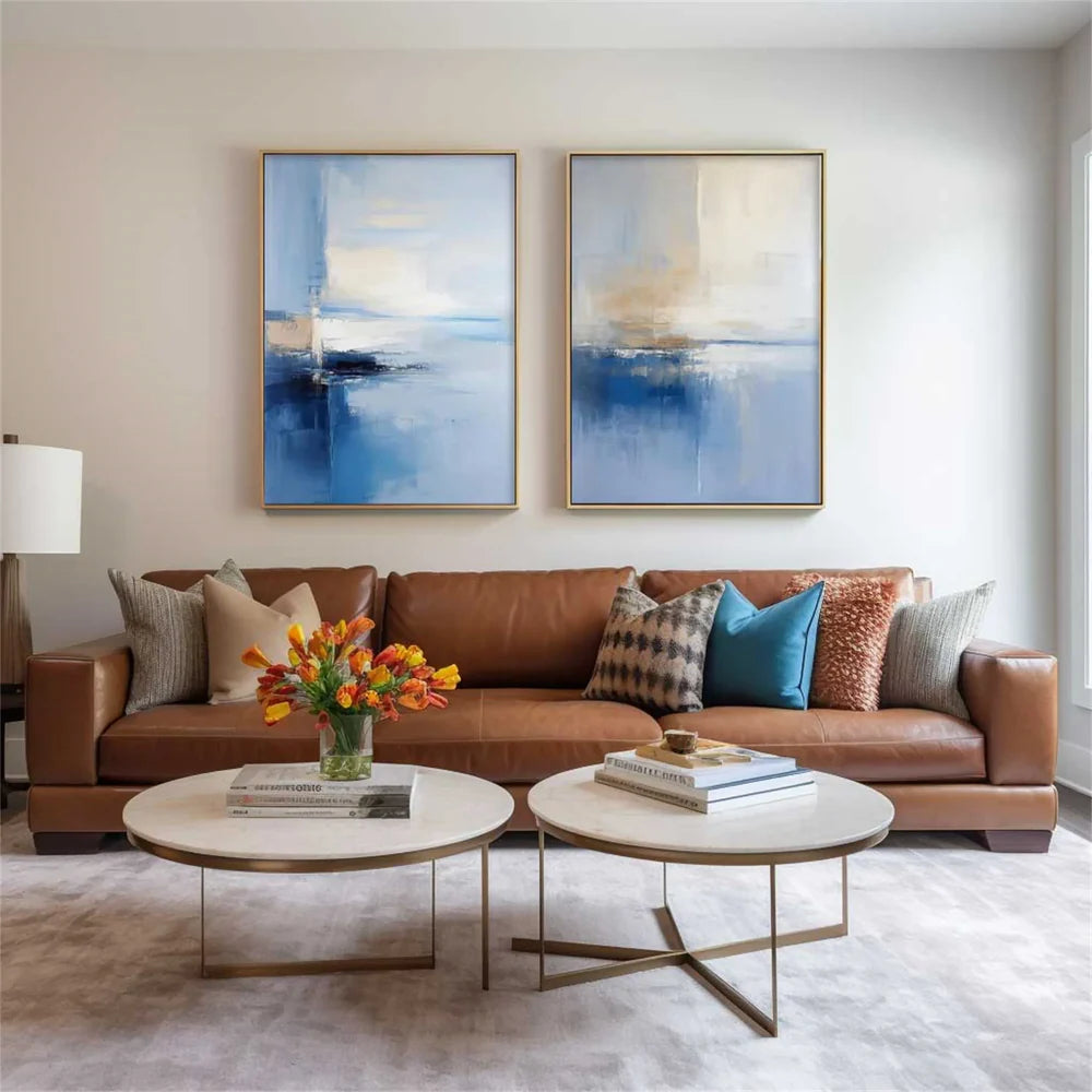 Abstract Painting Canvas Set of 2 #AP134