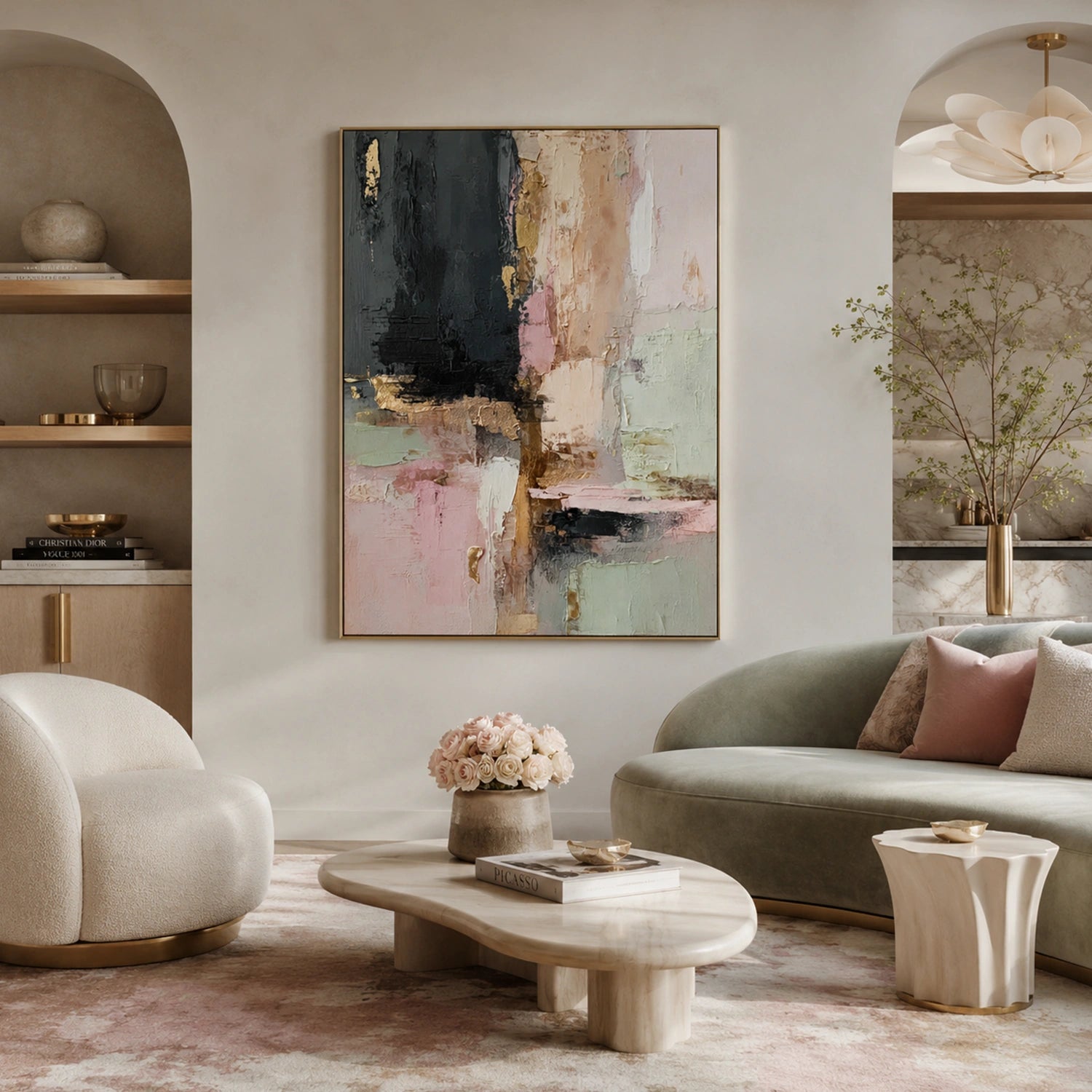Abstract Textured Wall Art #AT168