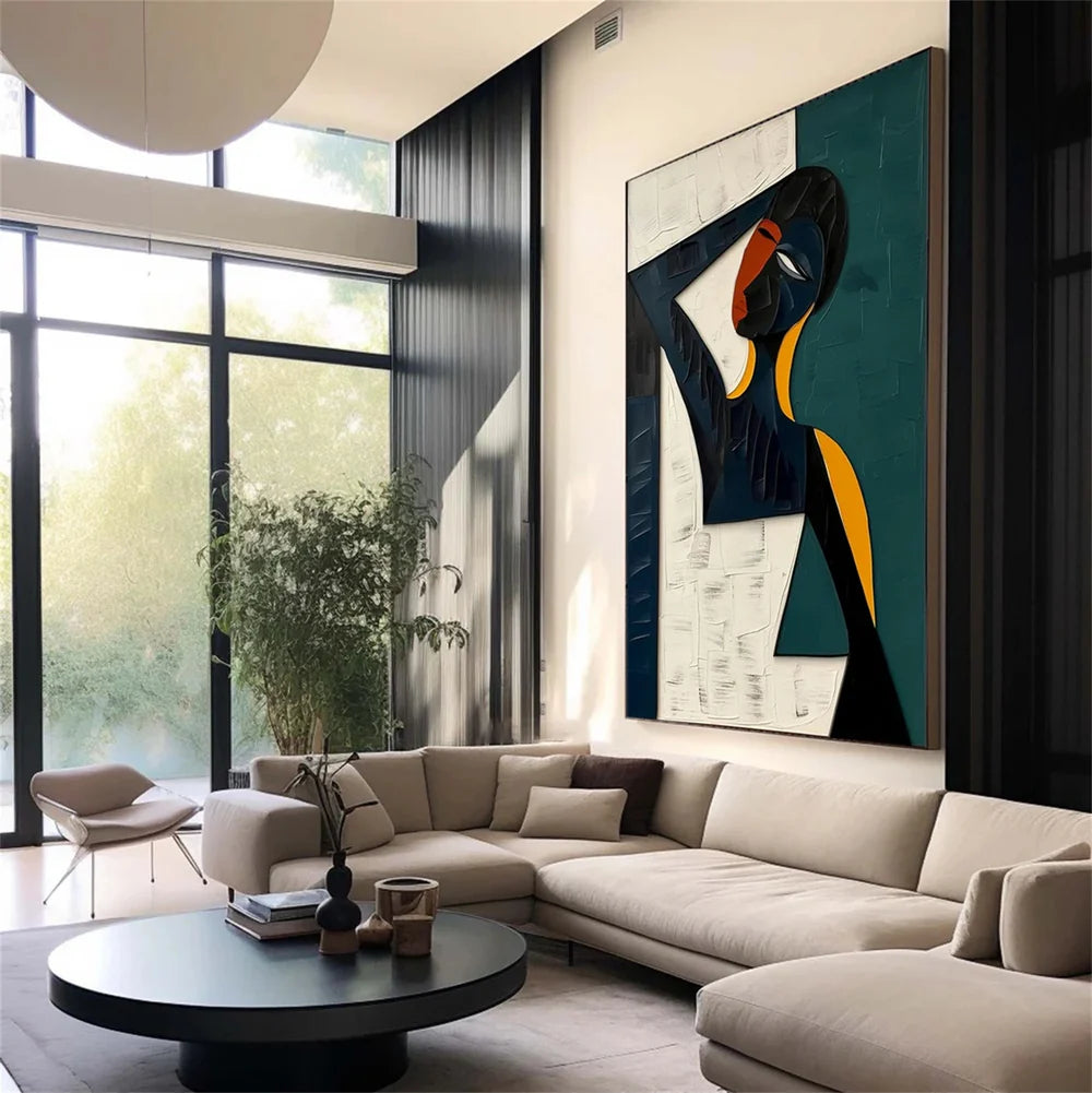 Abstract People Canvas Art #AE007