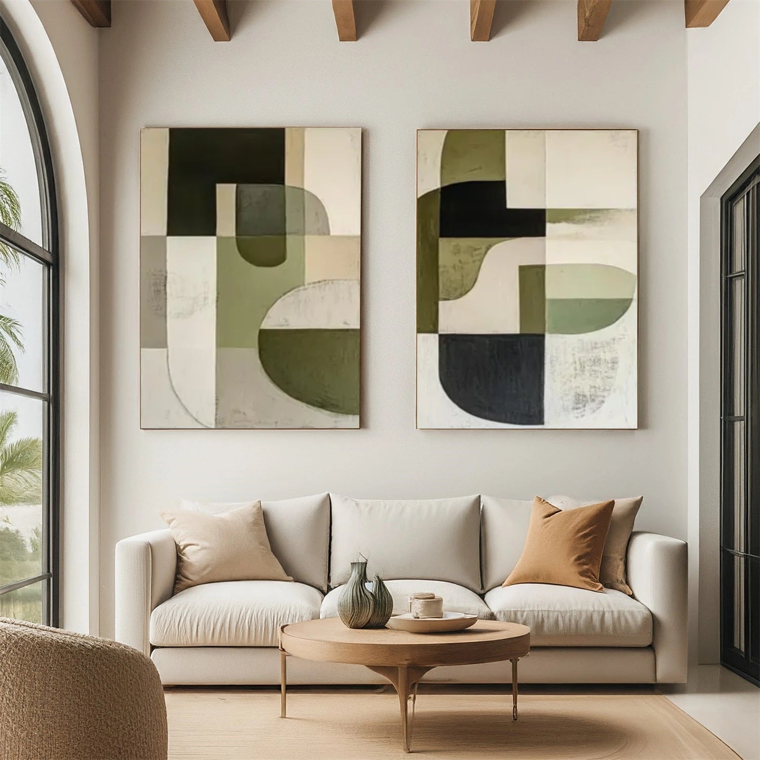 Wabi Sabi Canvas Art Set of 2 #WS089