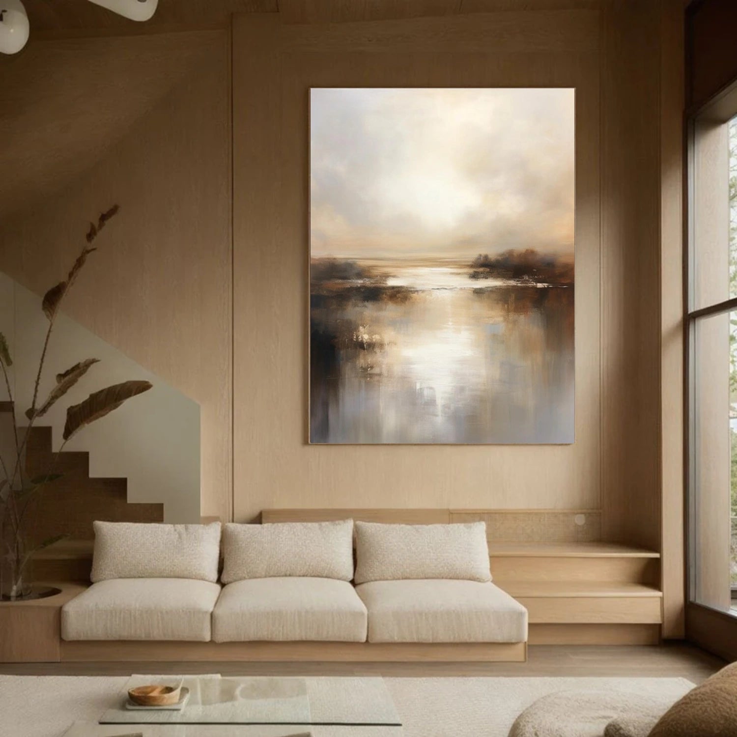 Abstract Canvas Wall Art #AP297