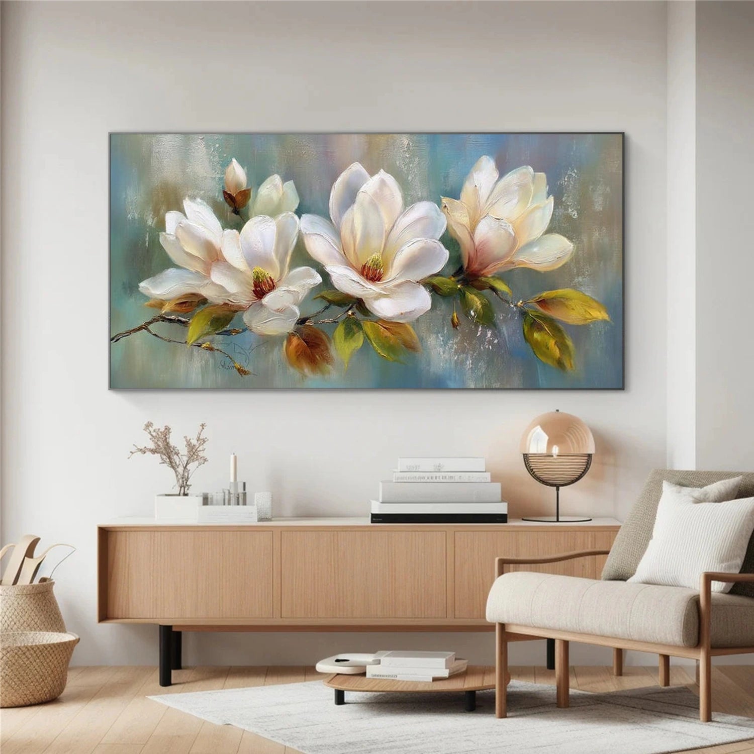 Flower Abstract Textured Wall Art #FP187