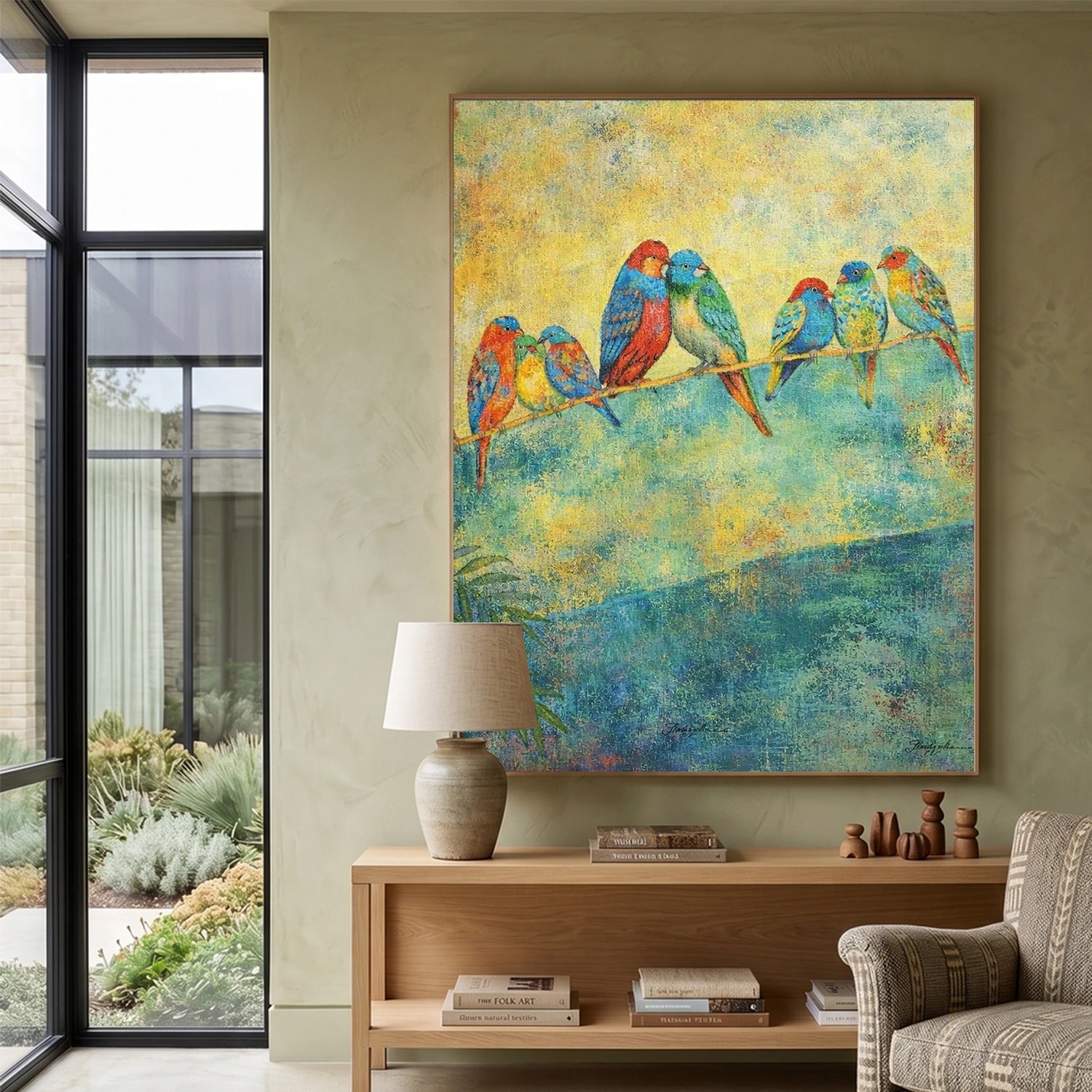 Abstract Animal Bird Wall Art #AC131