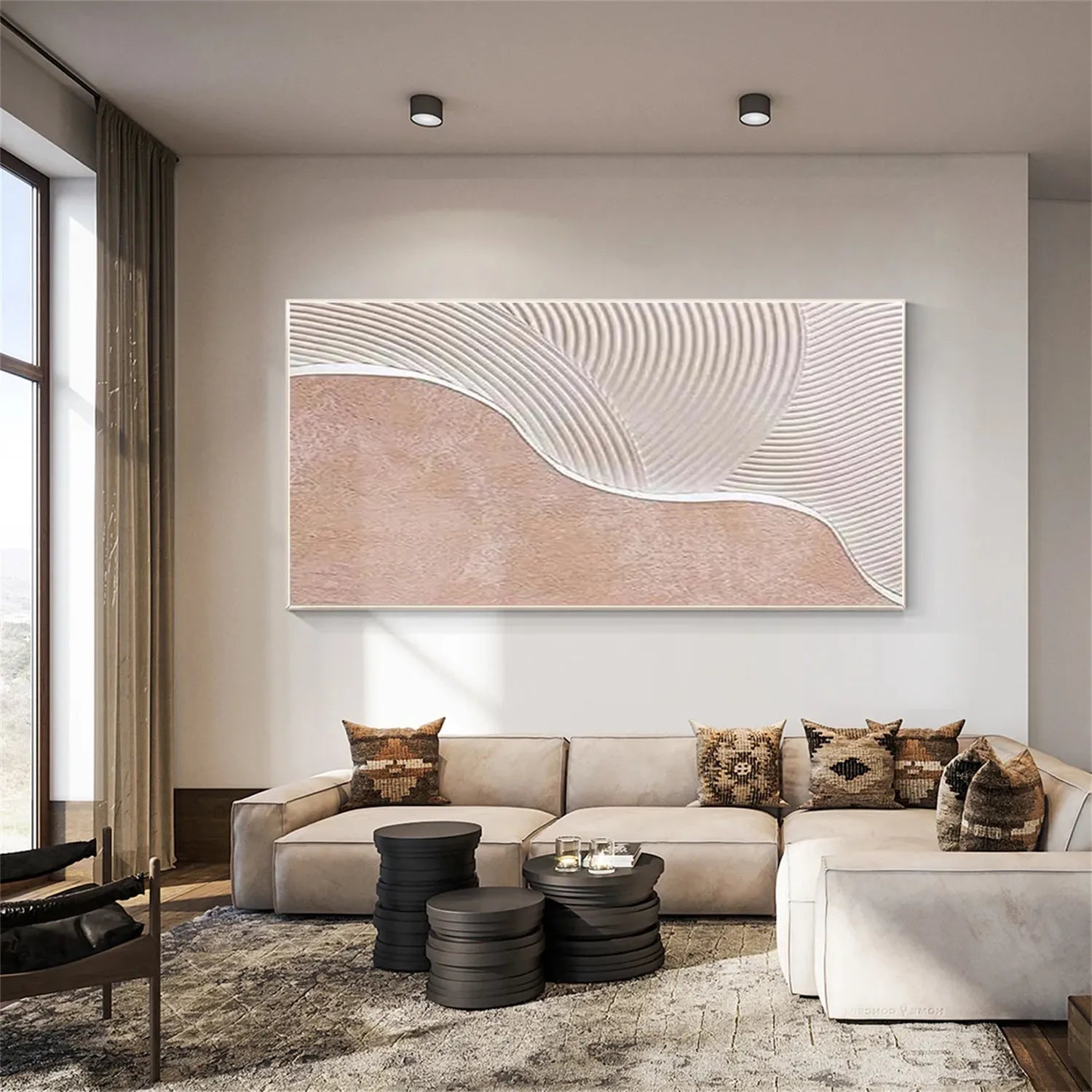Minimalist Textured Painting Canvas #MT023