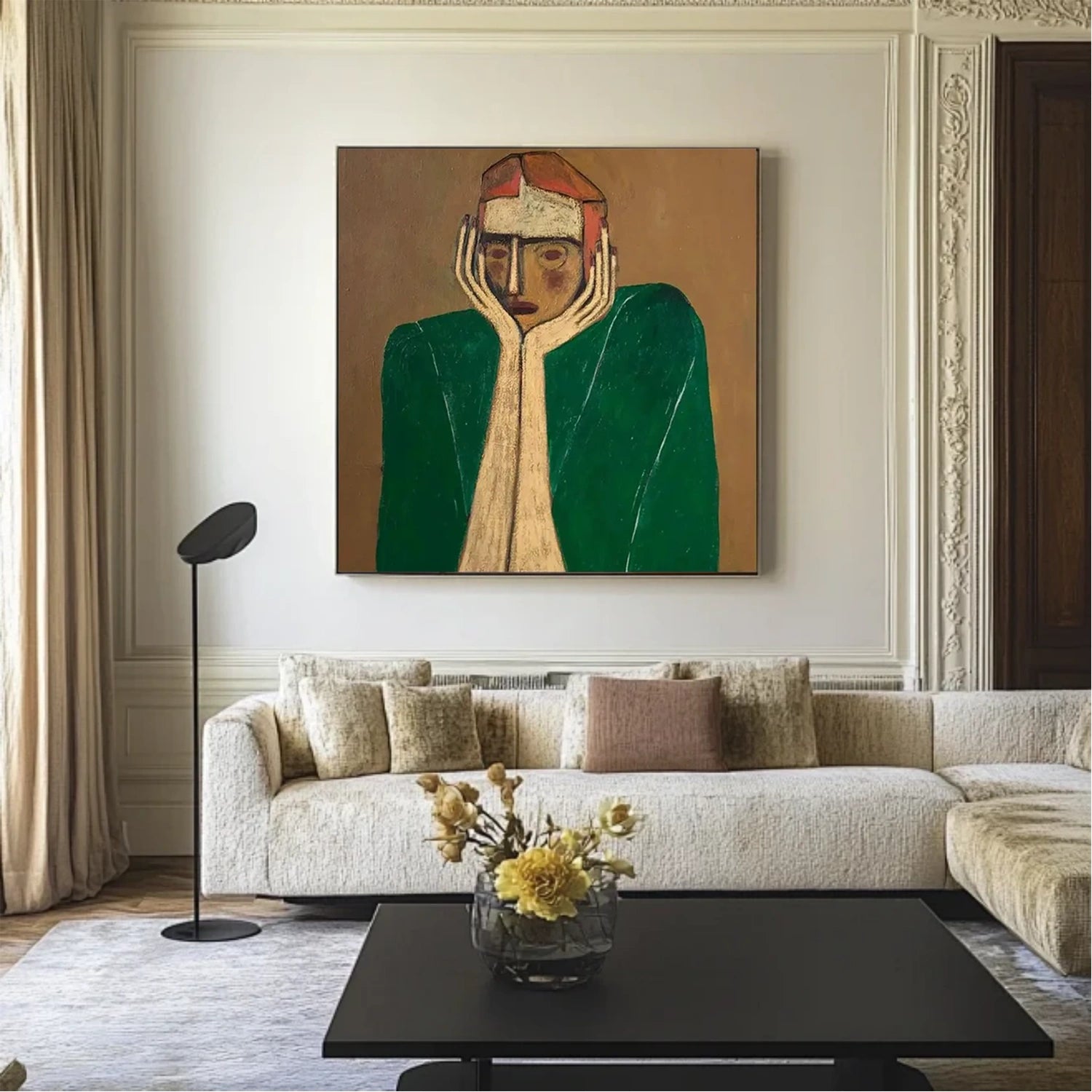 Abstract People Canvas Art #AE040