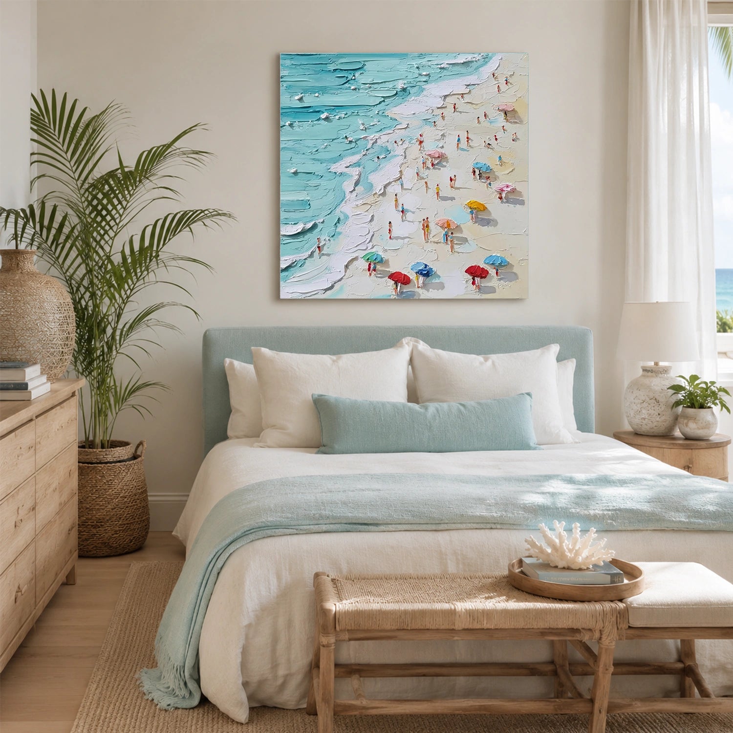 Ocean Abstract Textured Wall Art #OP080