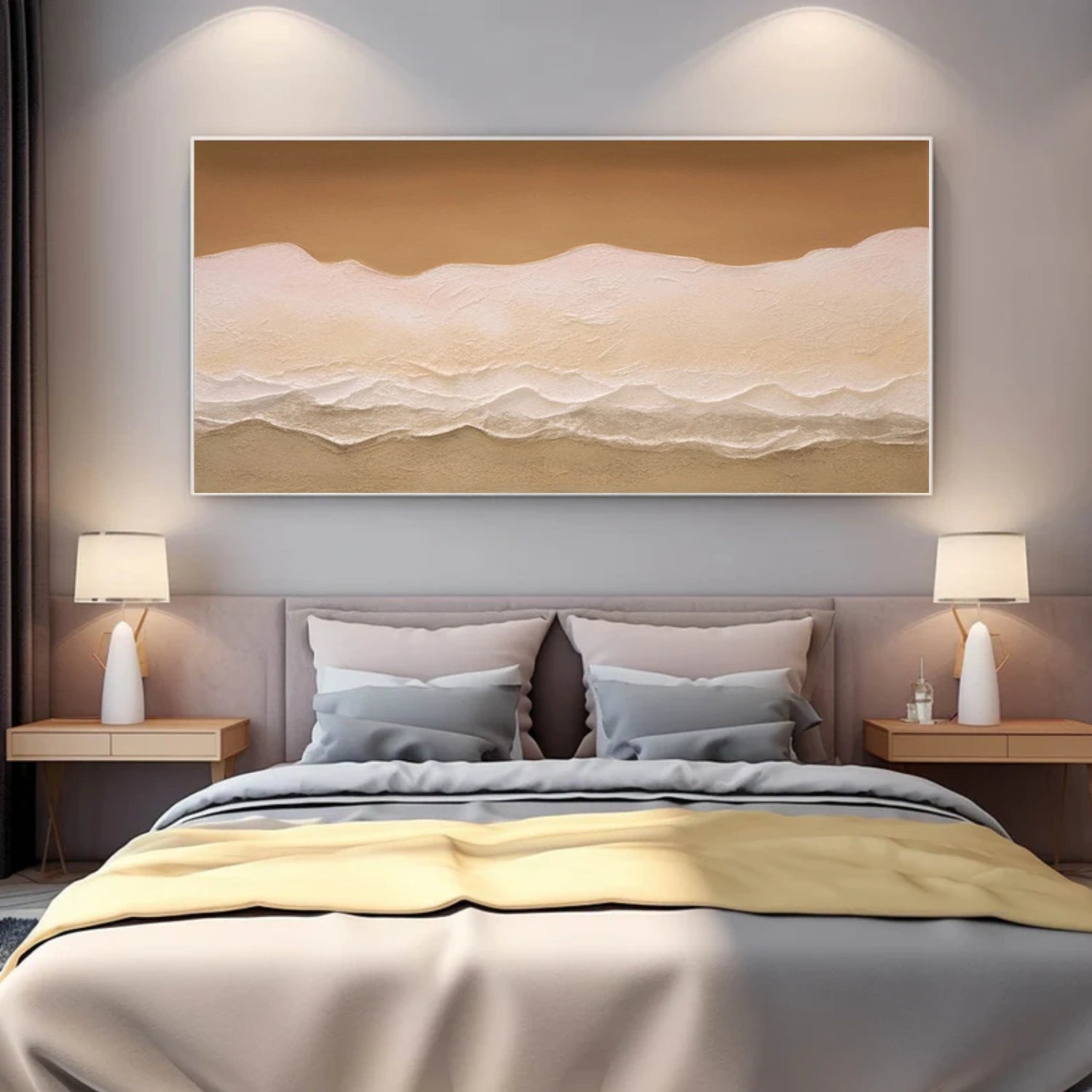 Ocean Abstract Textured Wall Art #OP069