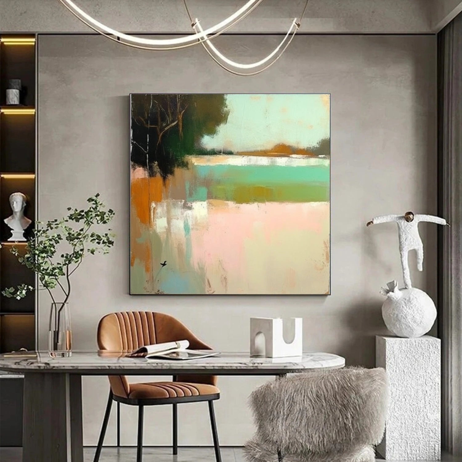 Colorful Abstract Canvas Wall Art #AP250