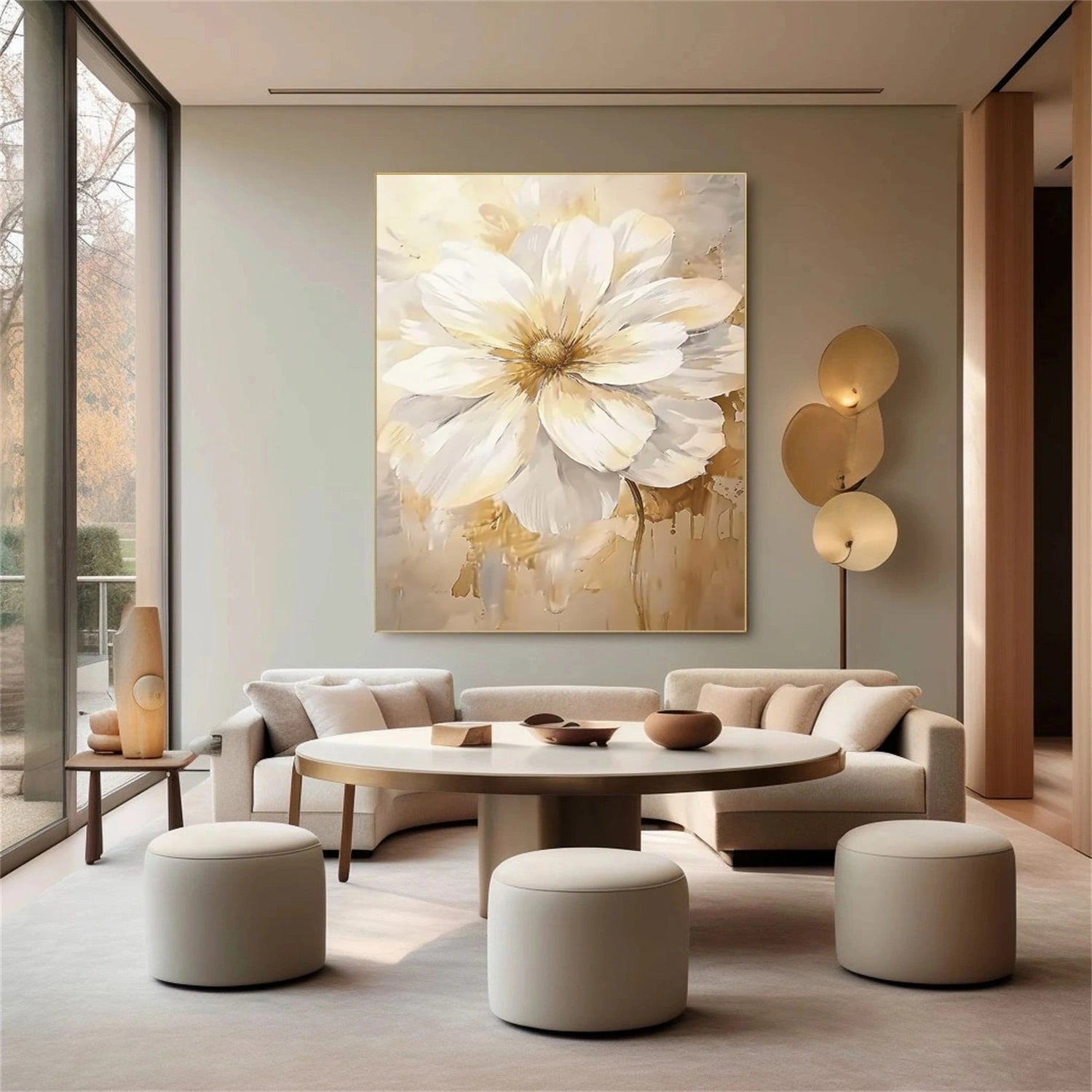 Flower Painting Canvas #FP080