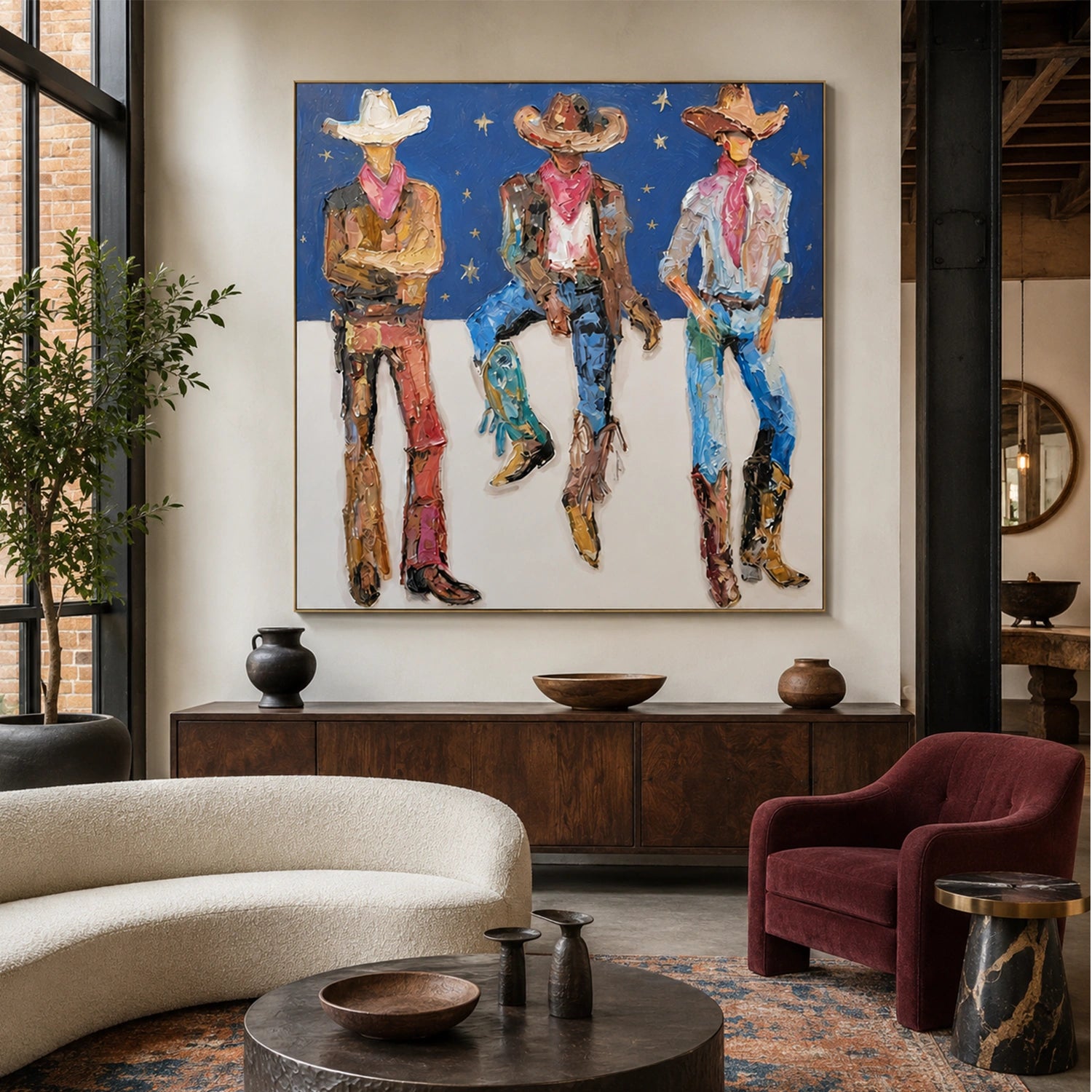 American Western Cowboy Art #VT245