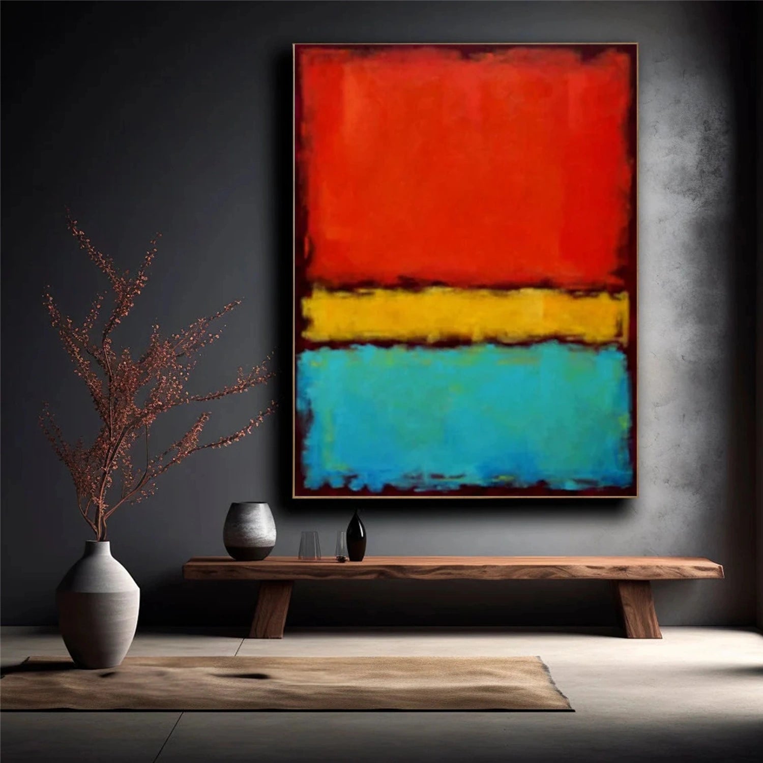 Abstract Canvas Wall Art #AP253