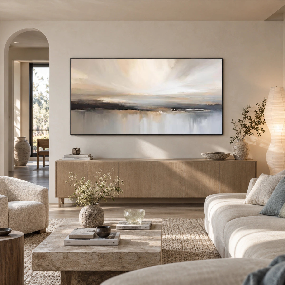 Abstract Canvas Wall Art #AP403