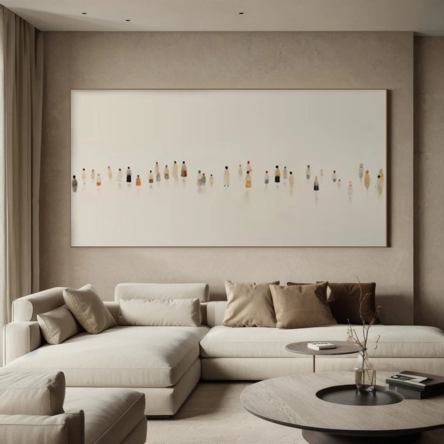 Abstract People Canvas Art #AE001