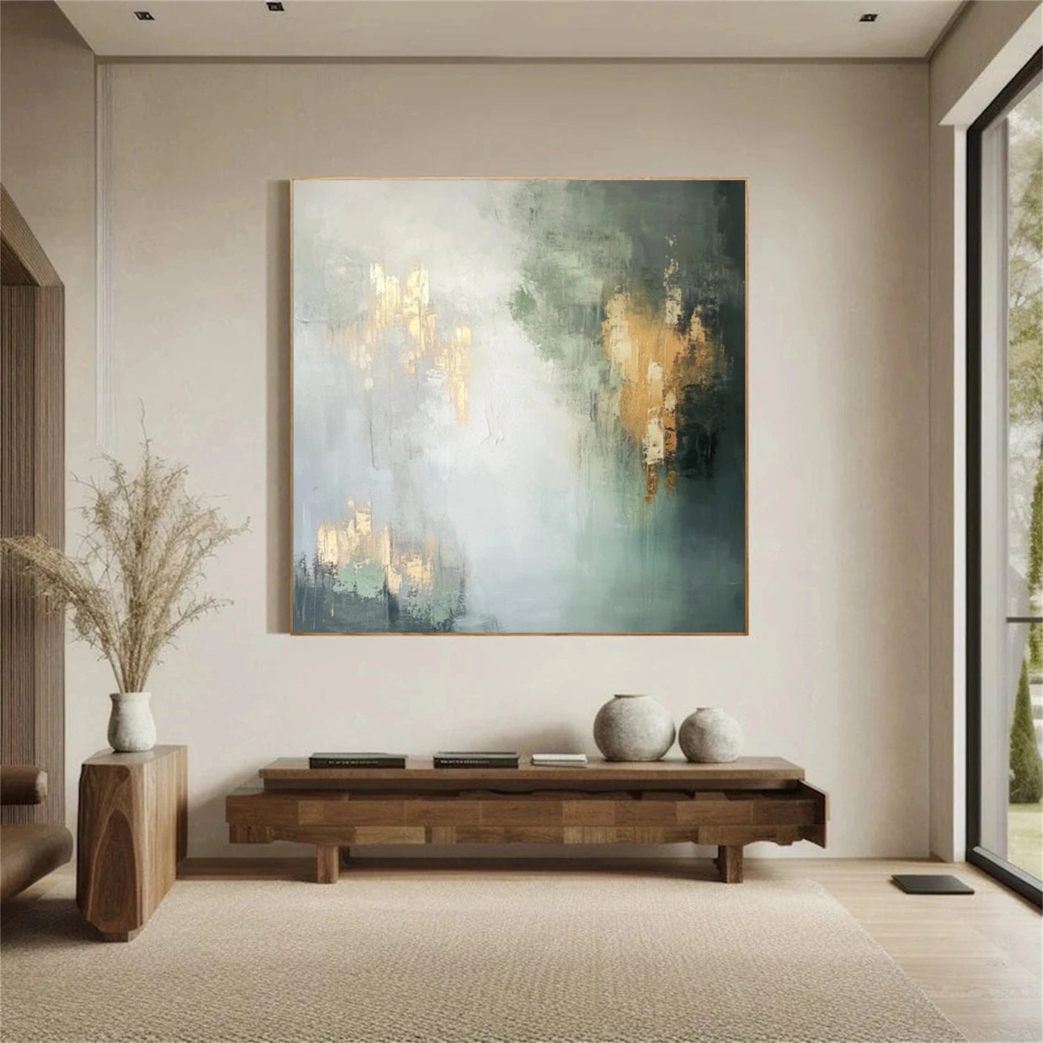 Abstract Canvas Wall Art #AP283