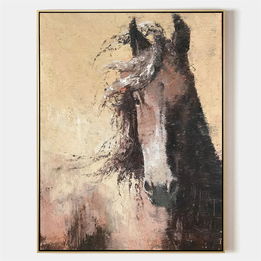 Animal Textured Canvas Art Painting #AC033