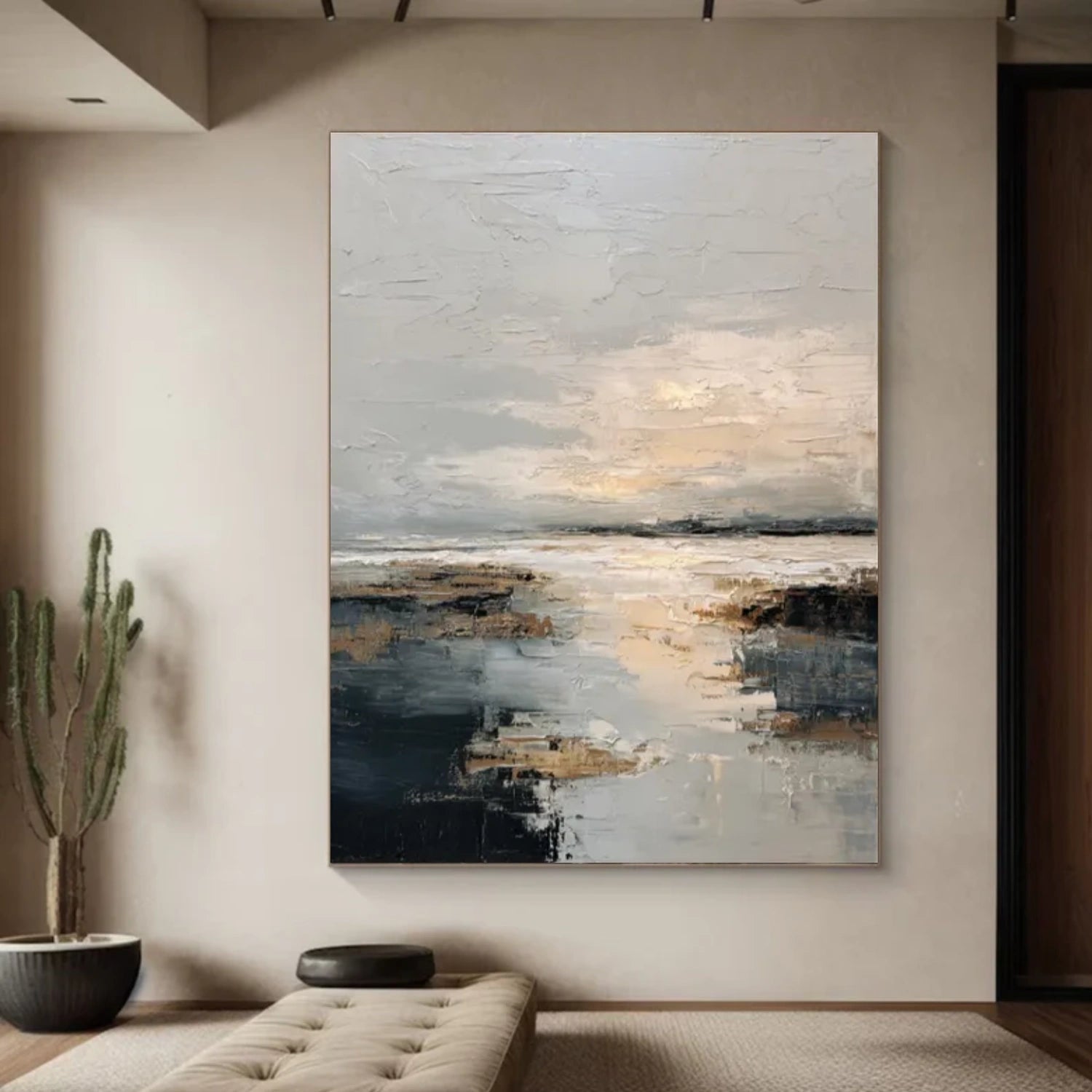 Abstract Canvas Wall Art #AP295