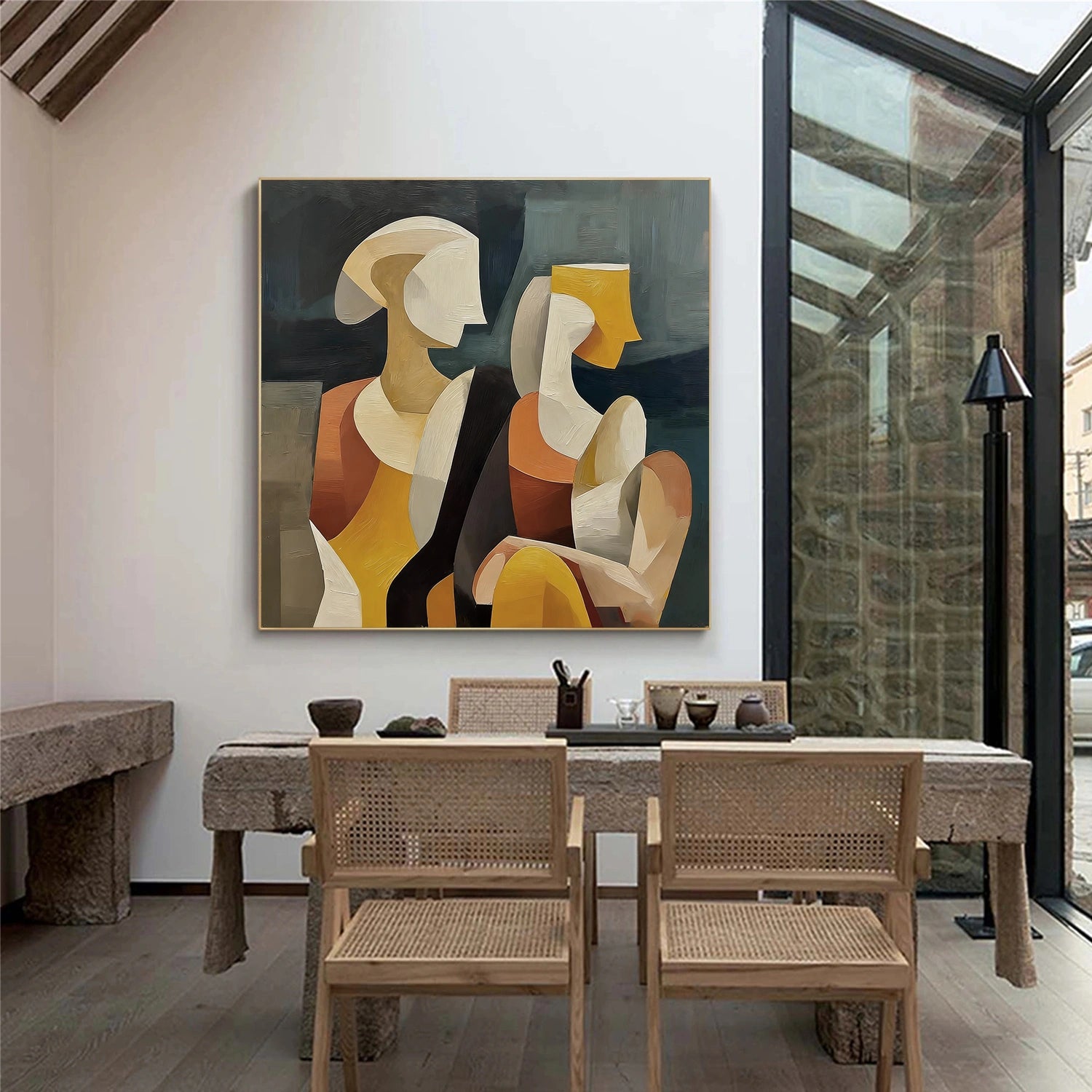 Abstract People Canvas Art #AE065