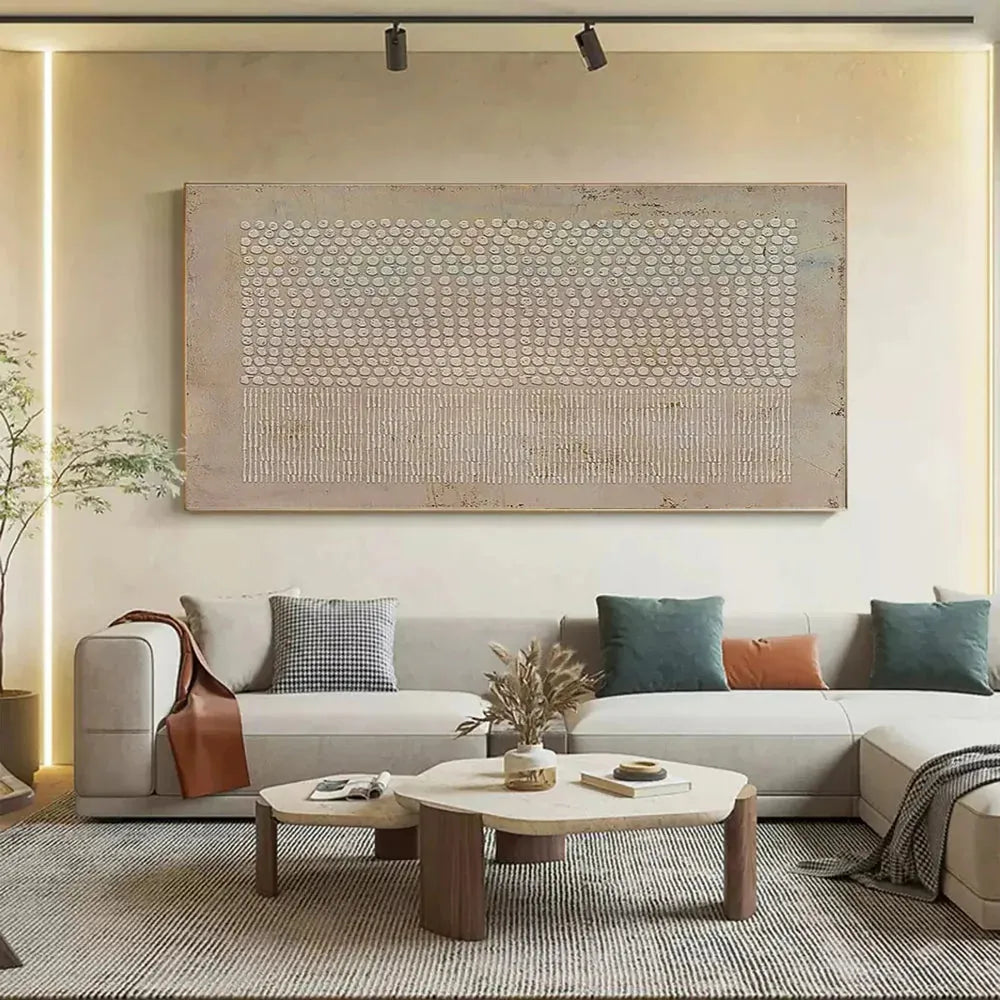 Wabi Sabi Textured Canvas Art  #WS008