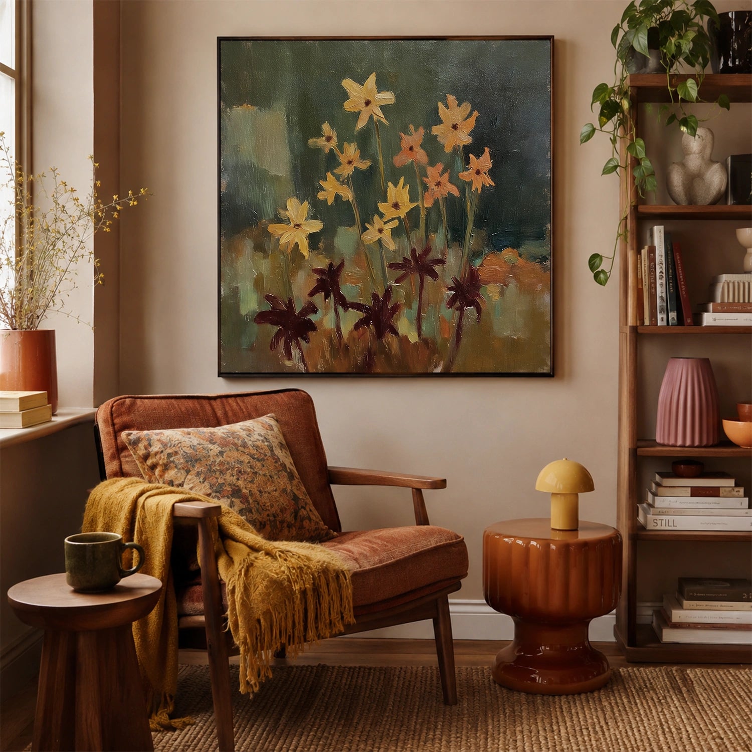 Flower Abstract Wall Art #FP202