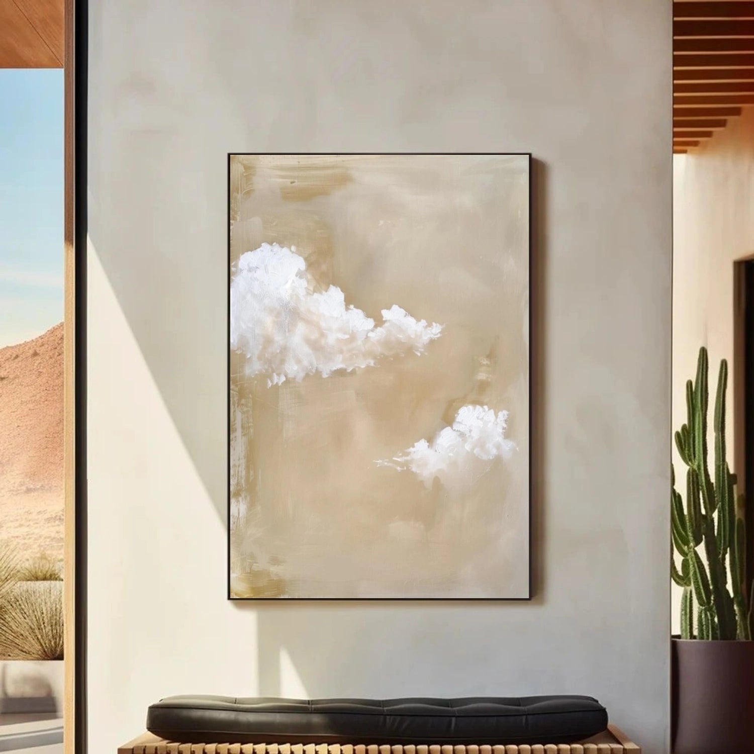 Ocean And Sky Abstract Wall Art #OS090