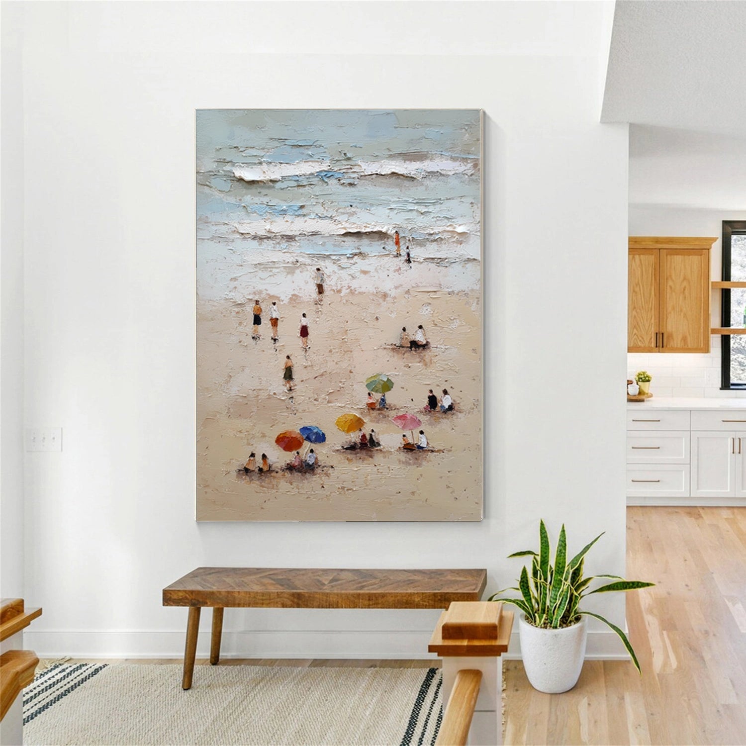 Ocean Abstract Textured Wall Art #OP071