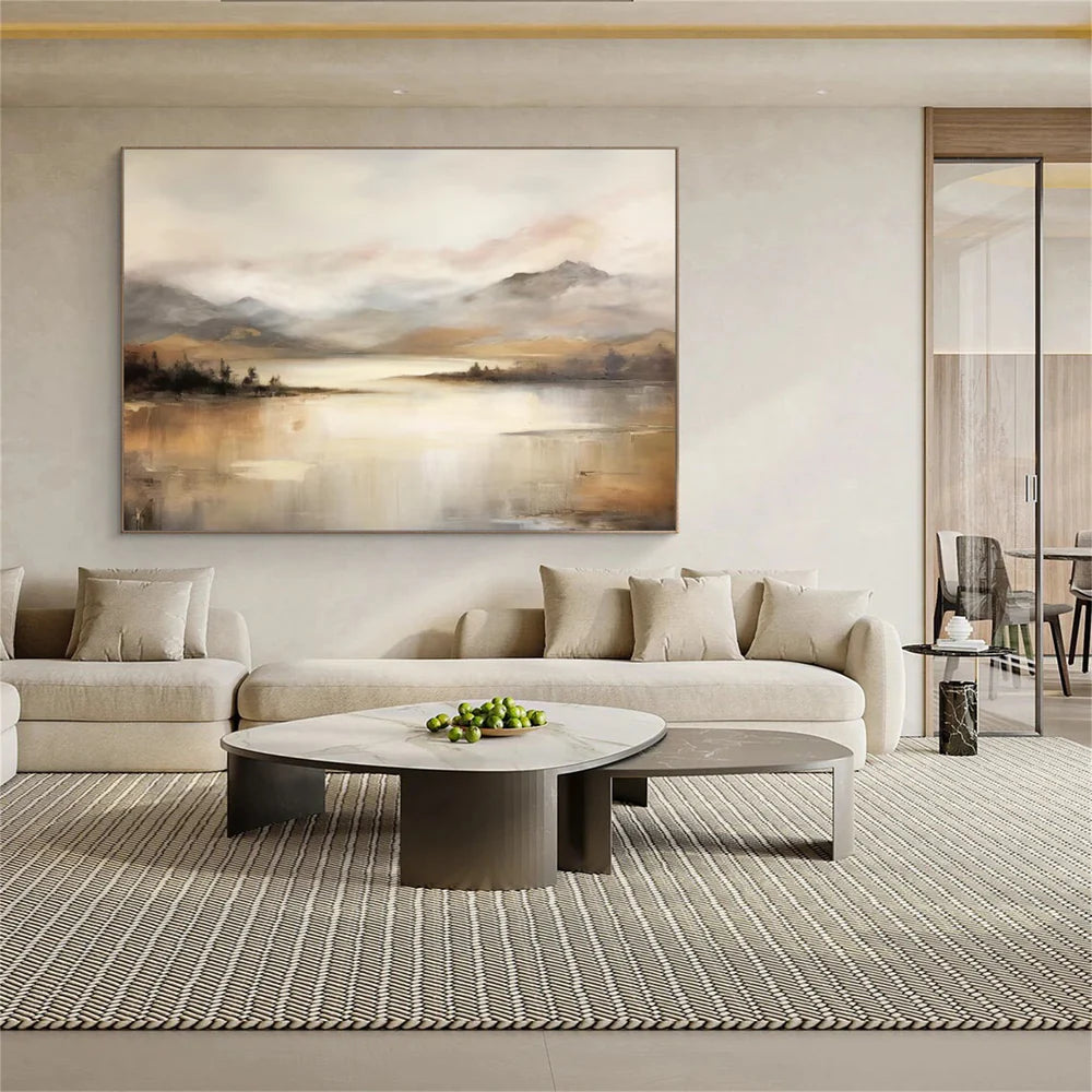 Abstract Mountain Canvas Art #MO028