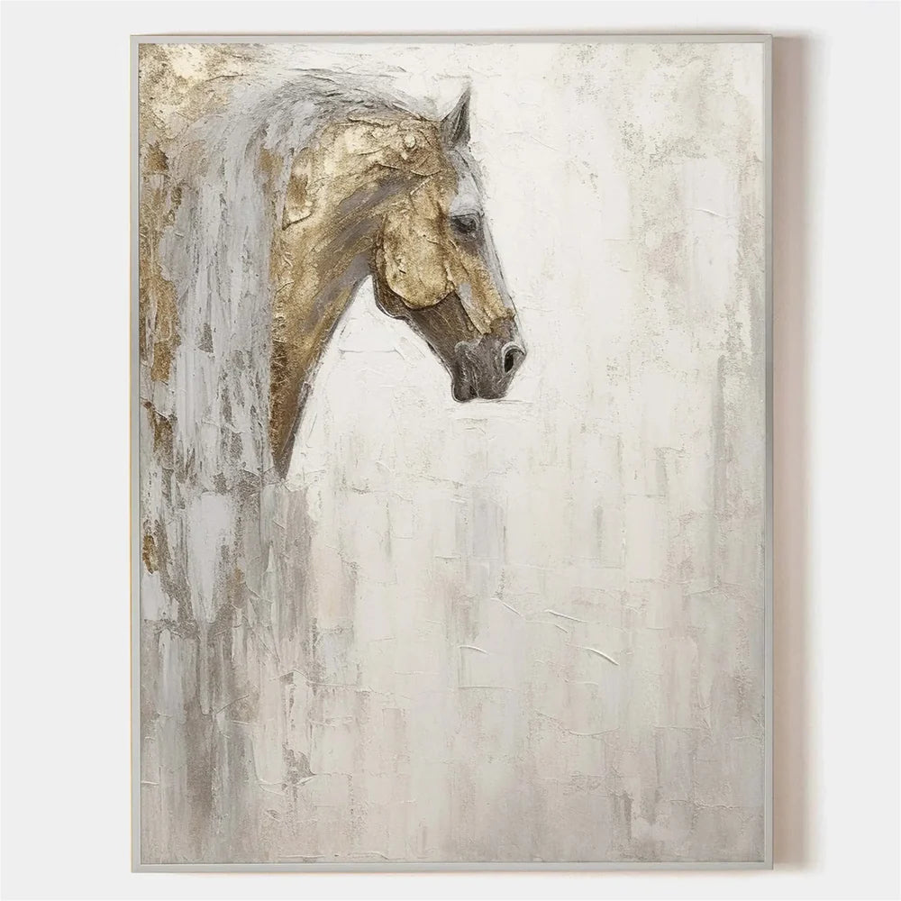 Animal Textured Canvas Art Painting #AC017