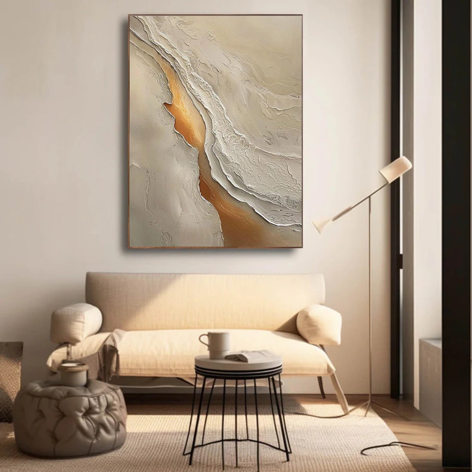 Ocean Abstract Textured Wall Art #OP049