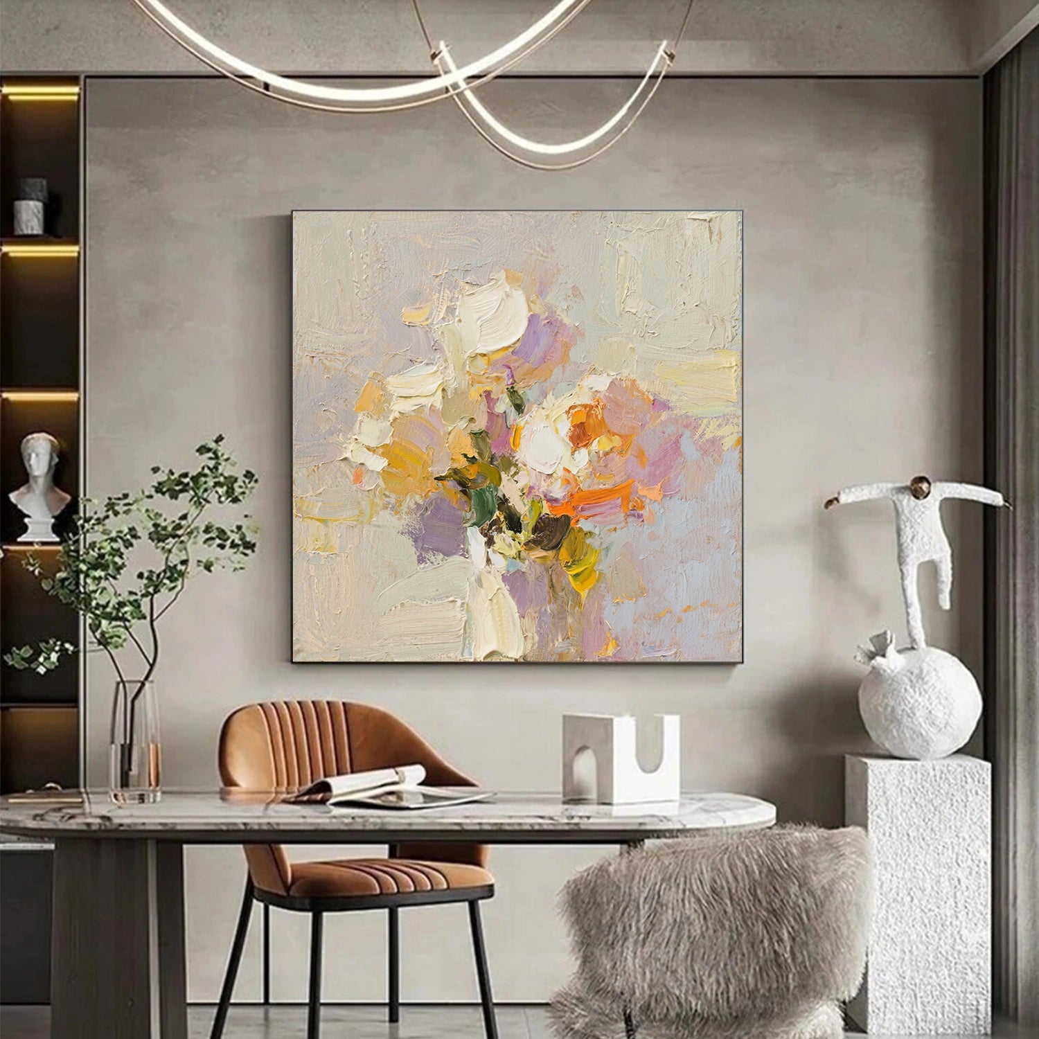 Colorful Abstract Canvas Wall Art #AP270