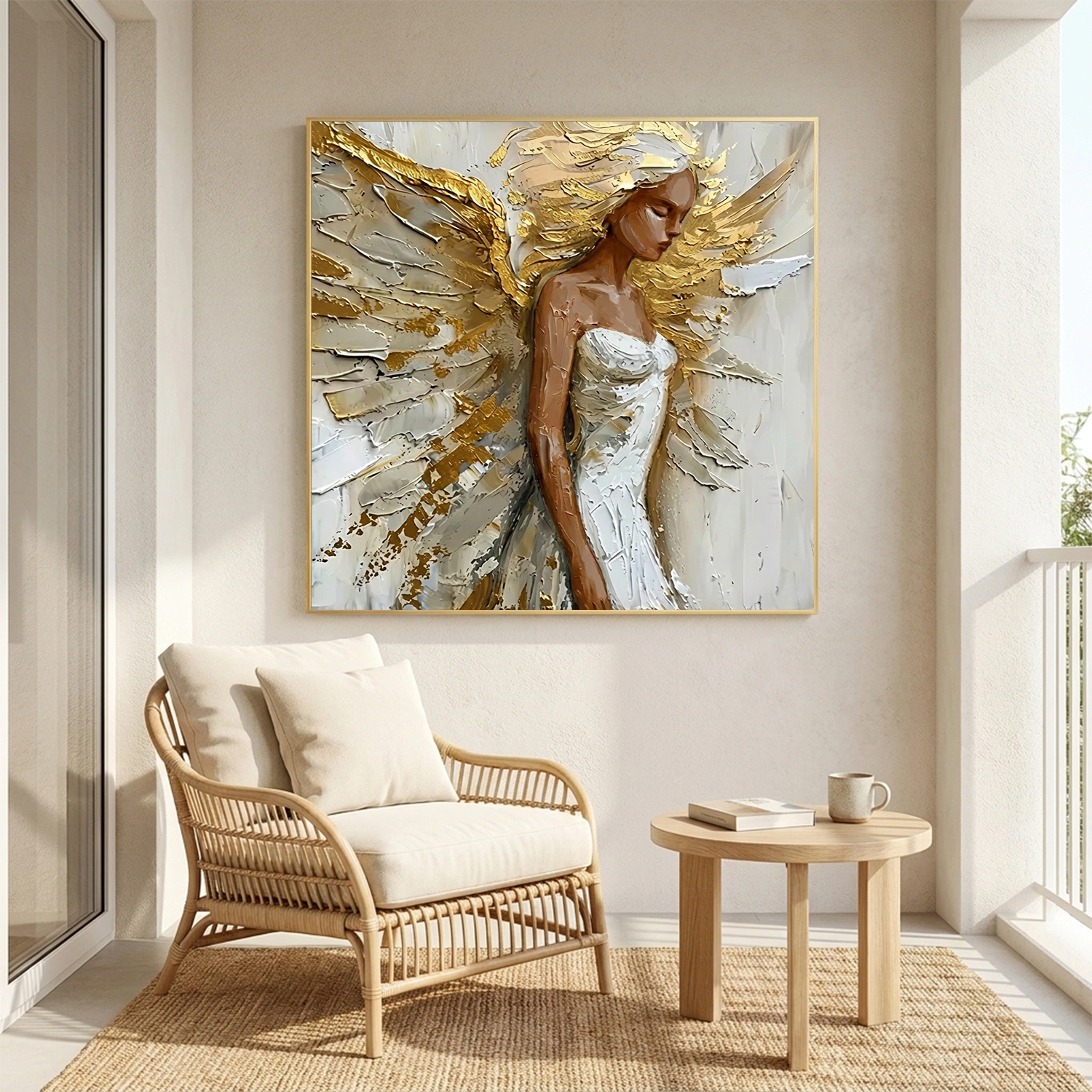 Abstract Portrait Canvas Art #AE123