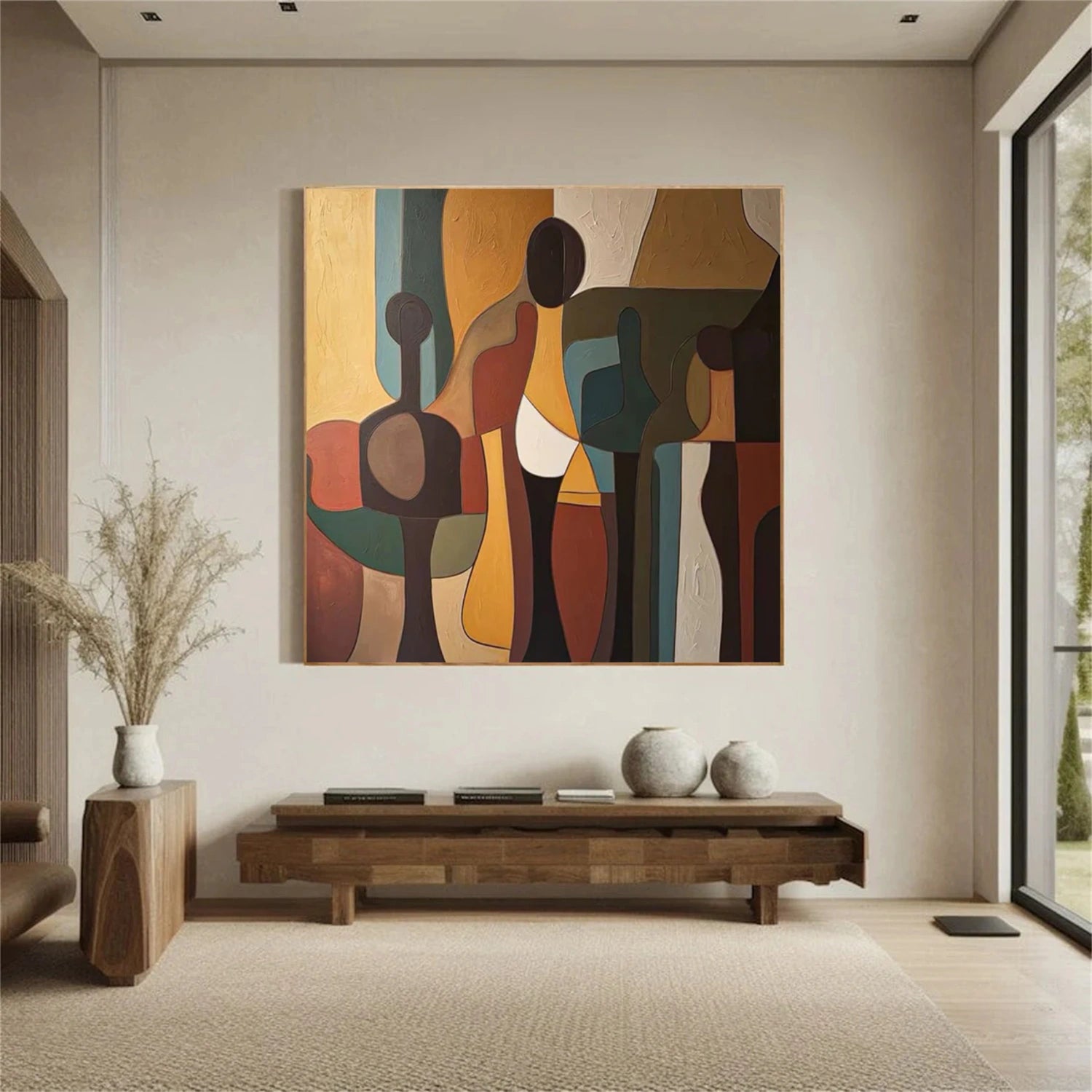 Abstract Canvas Wall Art #AP291