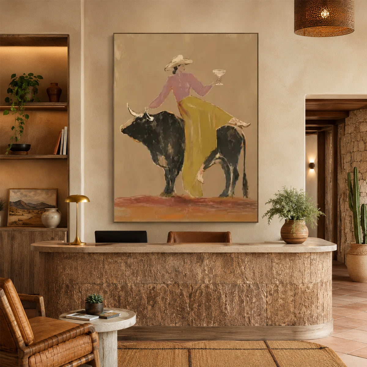 American Western Cowboy Art #VT252