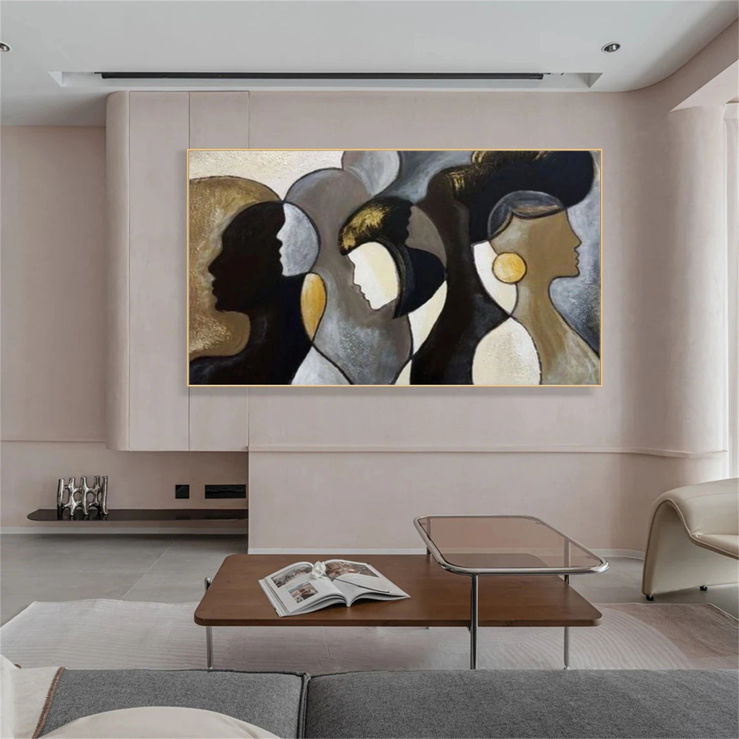 Abstract People Canvas Art #AE071