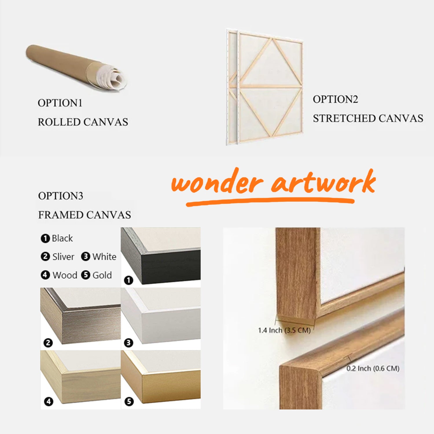 Beige and Brown Abstract Canvas Wall art #AP214