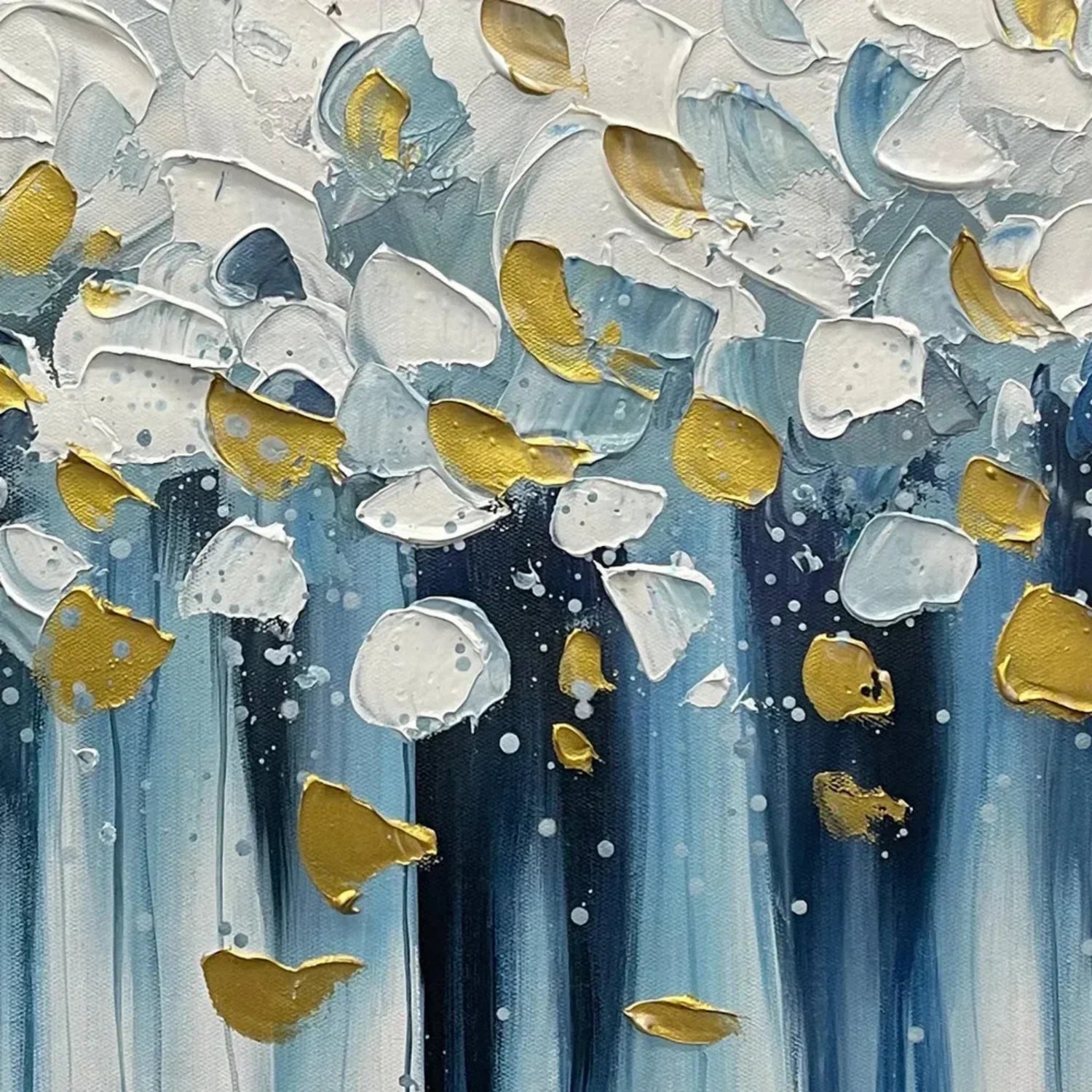 Colorful Abstract Textured Painting Canvas #AT105