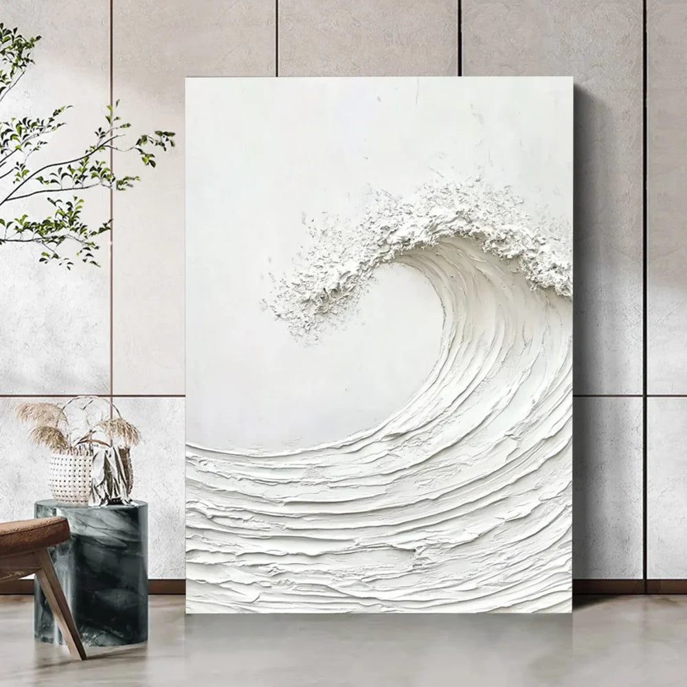Ocean And Sky Textured Painting Canvas #OS044
