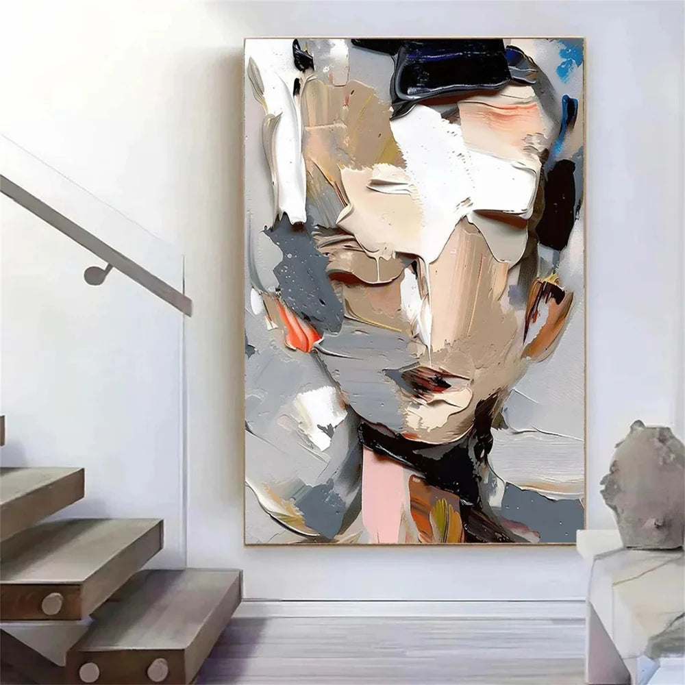 Abstract People Canvas Art #AE010