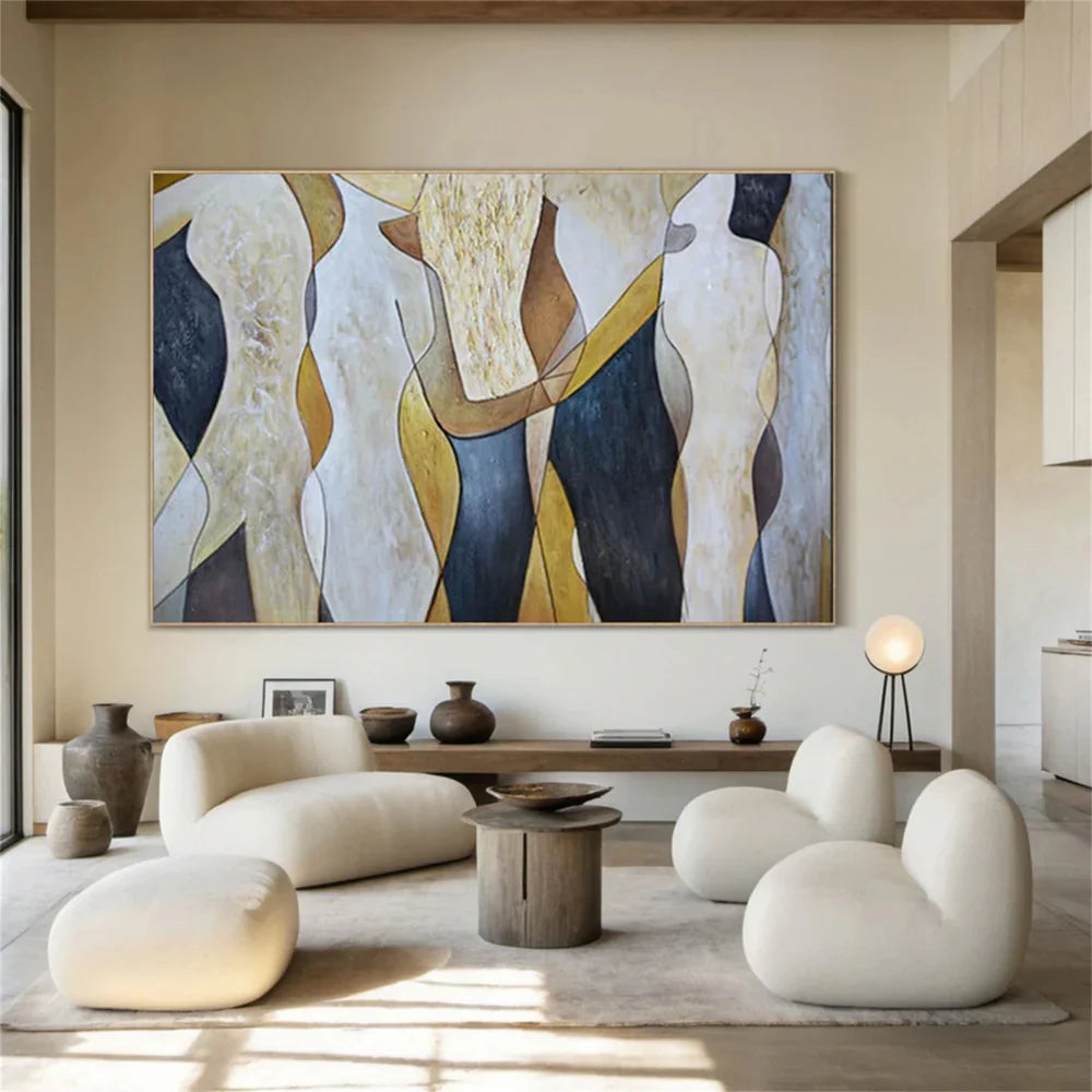 Abstract People Canvas Art #AE012